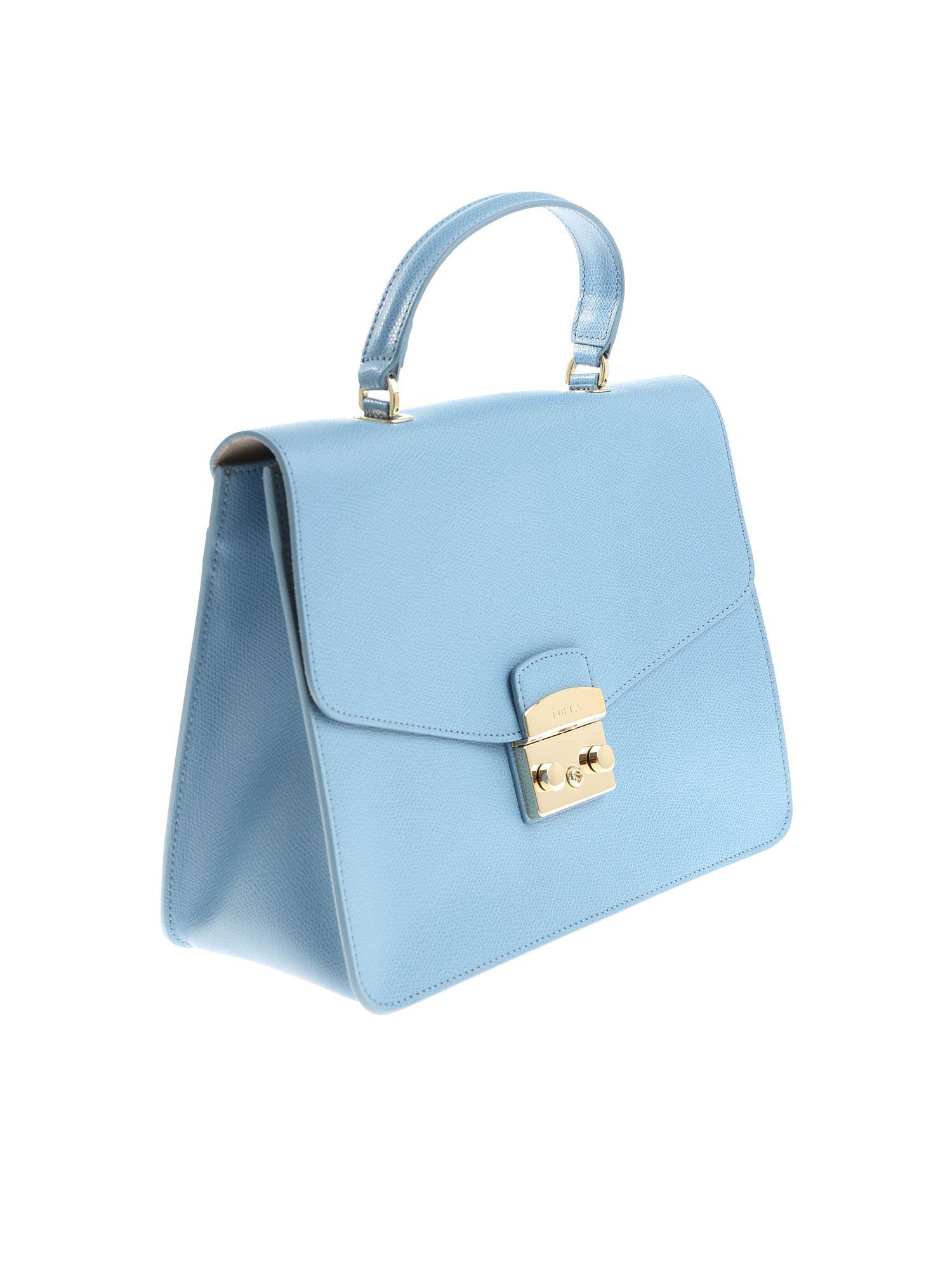 furla light blue bag