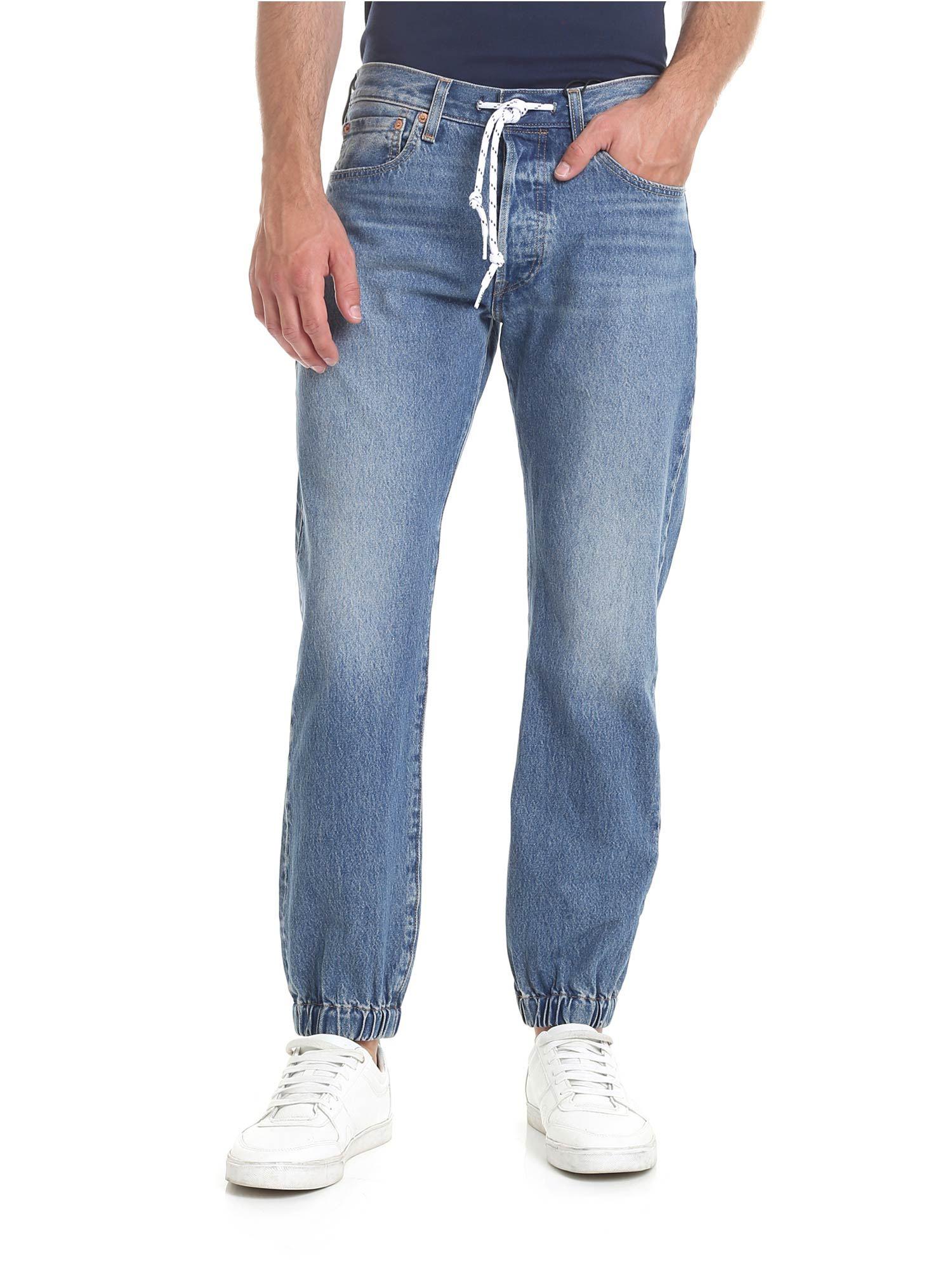 Levi's Denim Jeans 501 jogger In Blue for Men - Lyst
