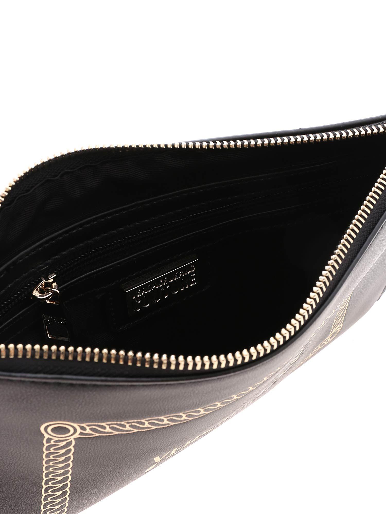 Versace Denim Jeans Couture Clutch Bag in Black Lyst