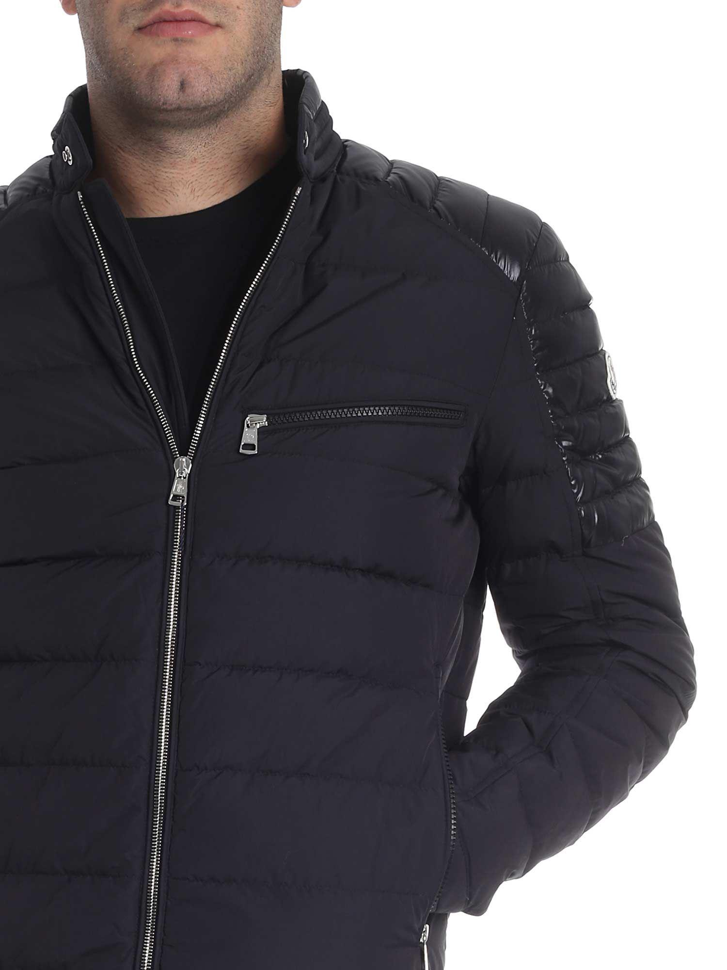 Moncler Synthetic Black "meylan" Down Jacket for Men - Lyst