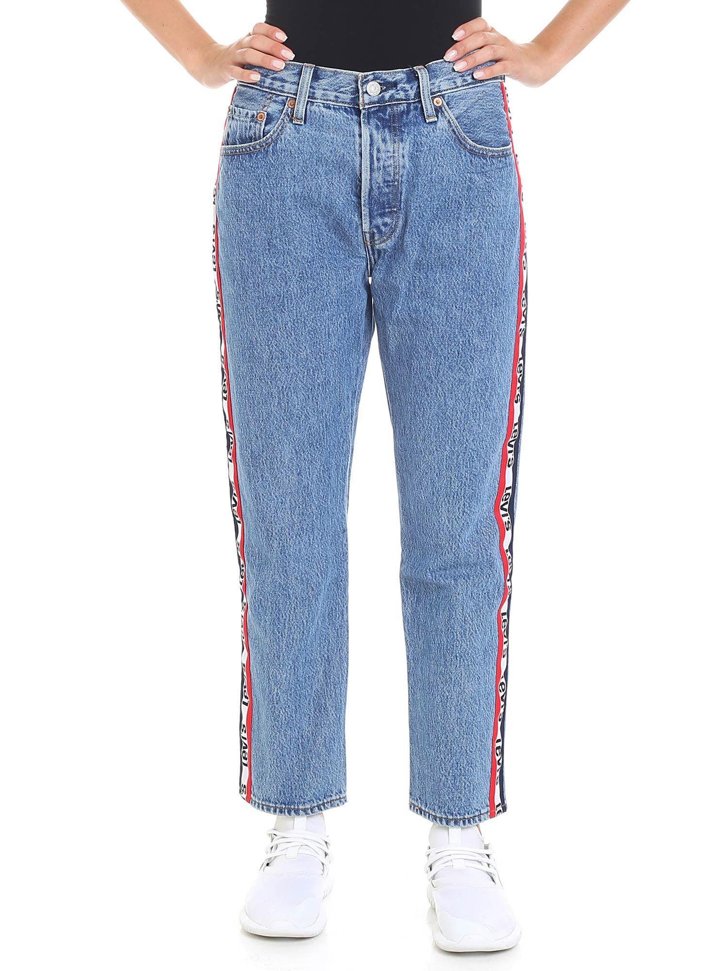 levi's jeans with logo on side