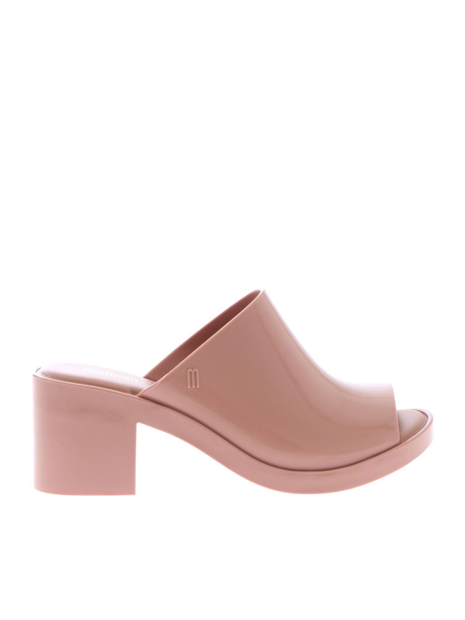 rubber mule sandals