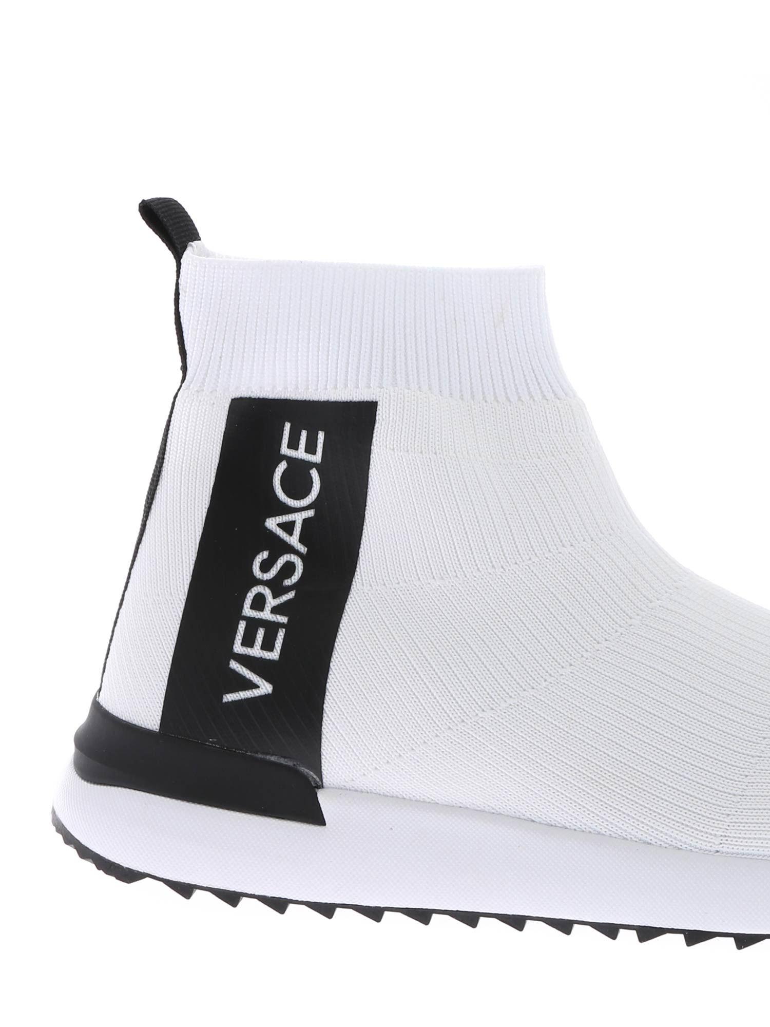 versace jeans sock trainers