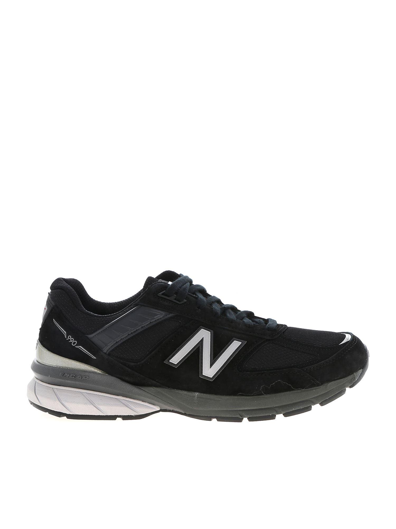 new balance 990 black leather