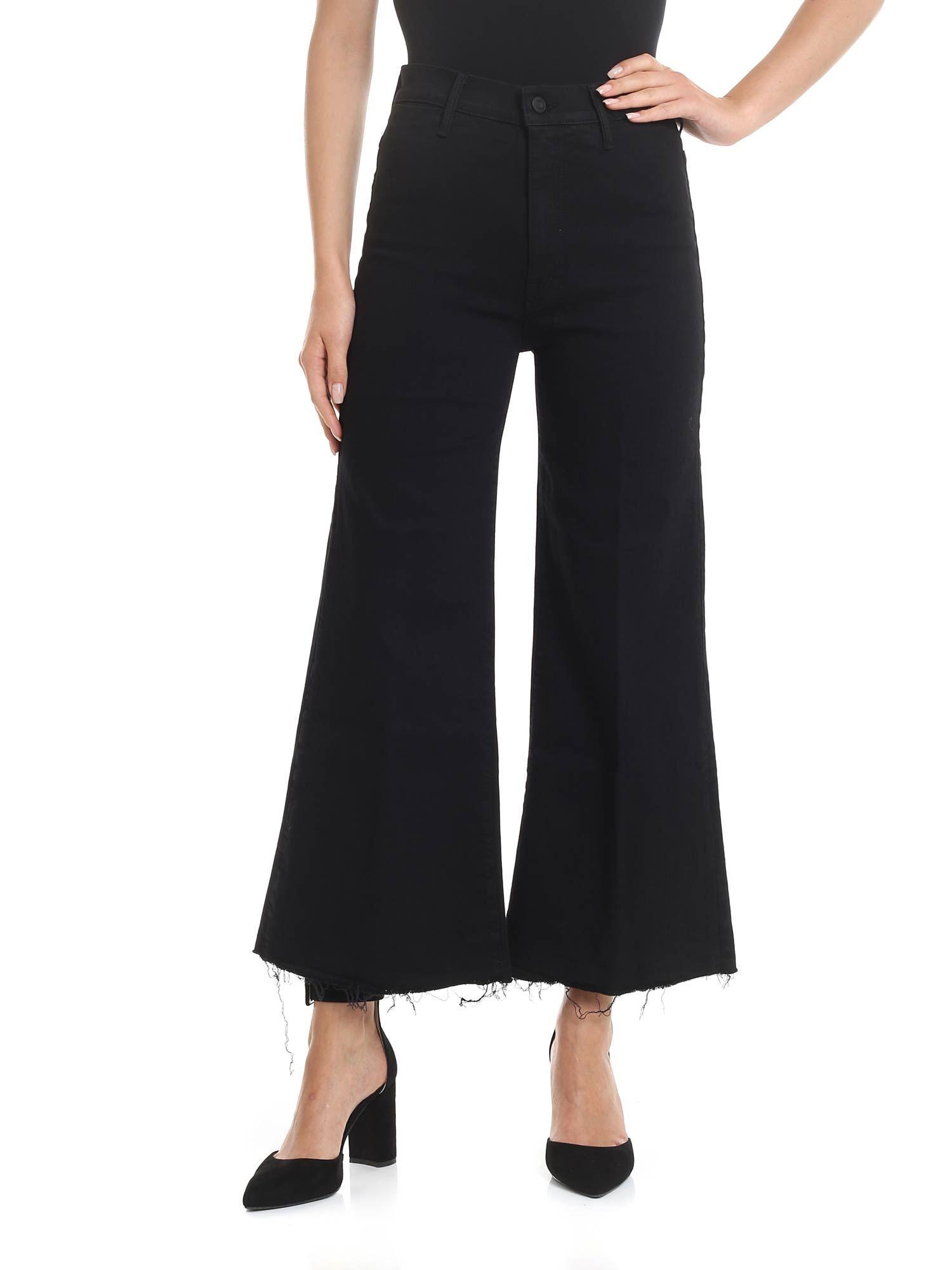 Mother Denim The Swooner Jeans in Black - Lyst