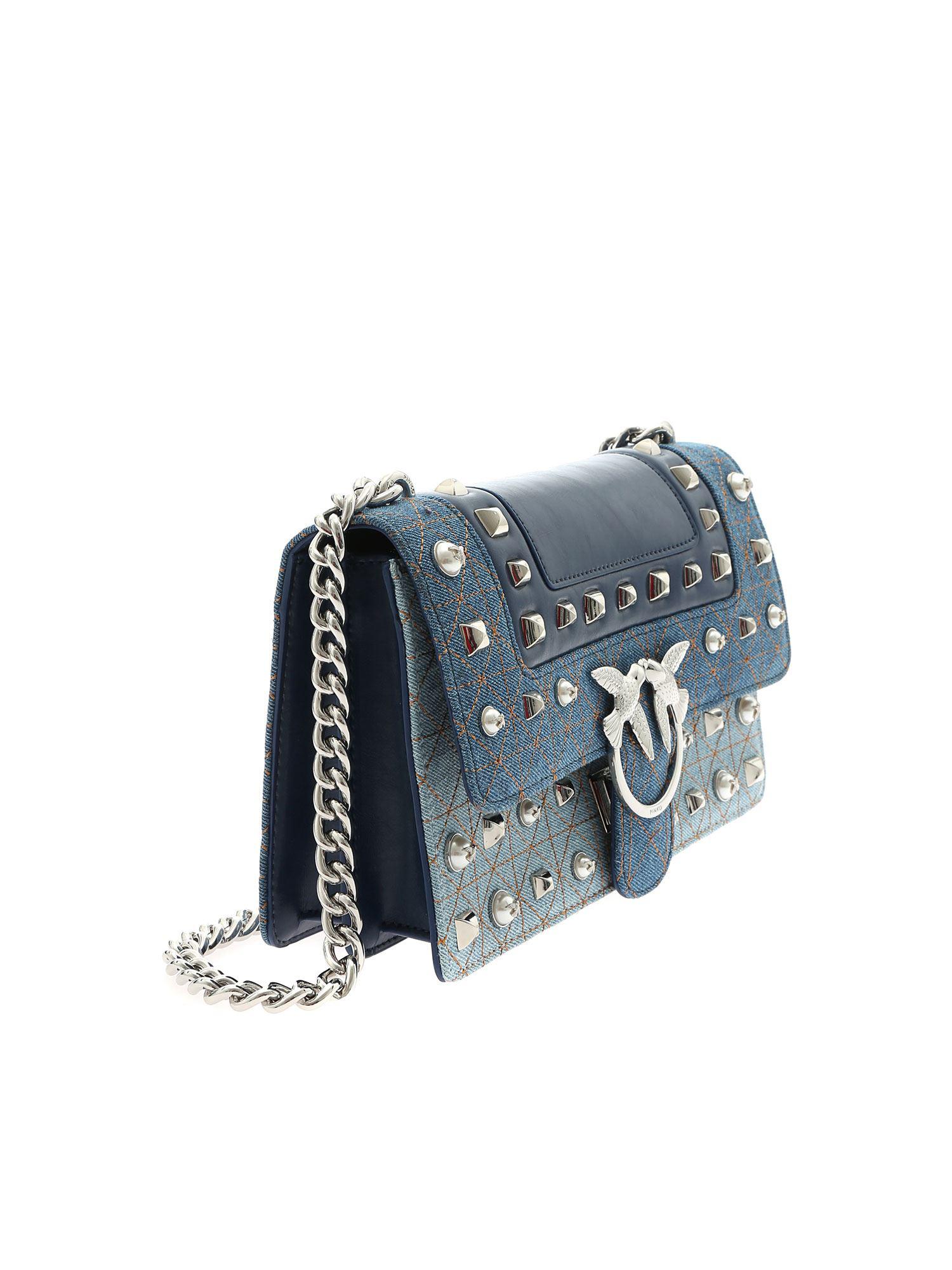 pinko denim bag