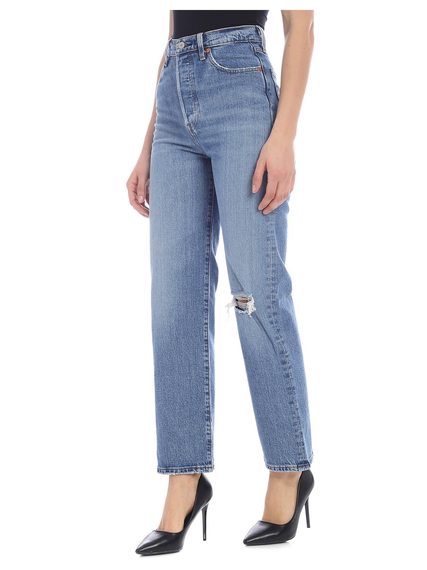 levi's blue jeans