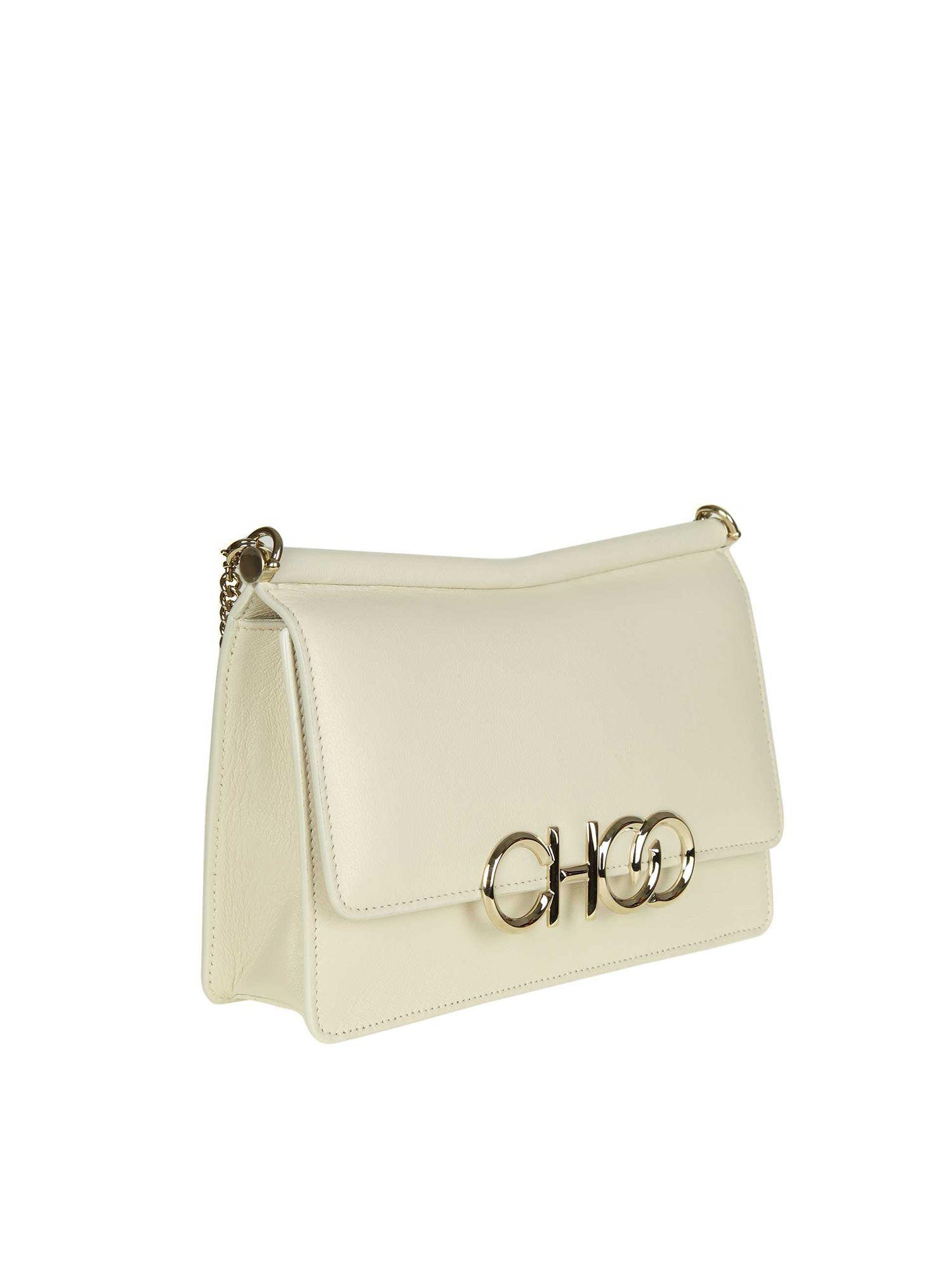 jimmy choo white purse