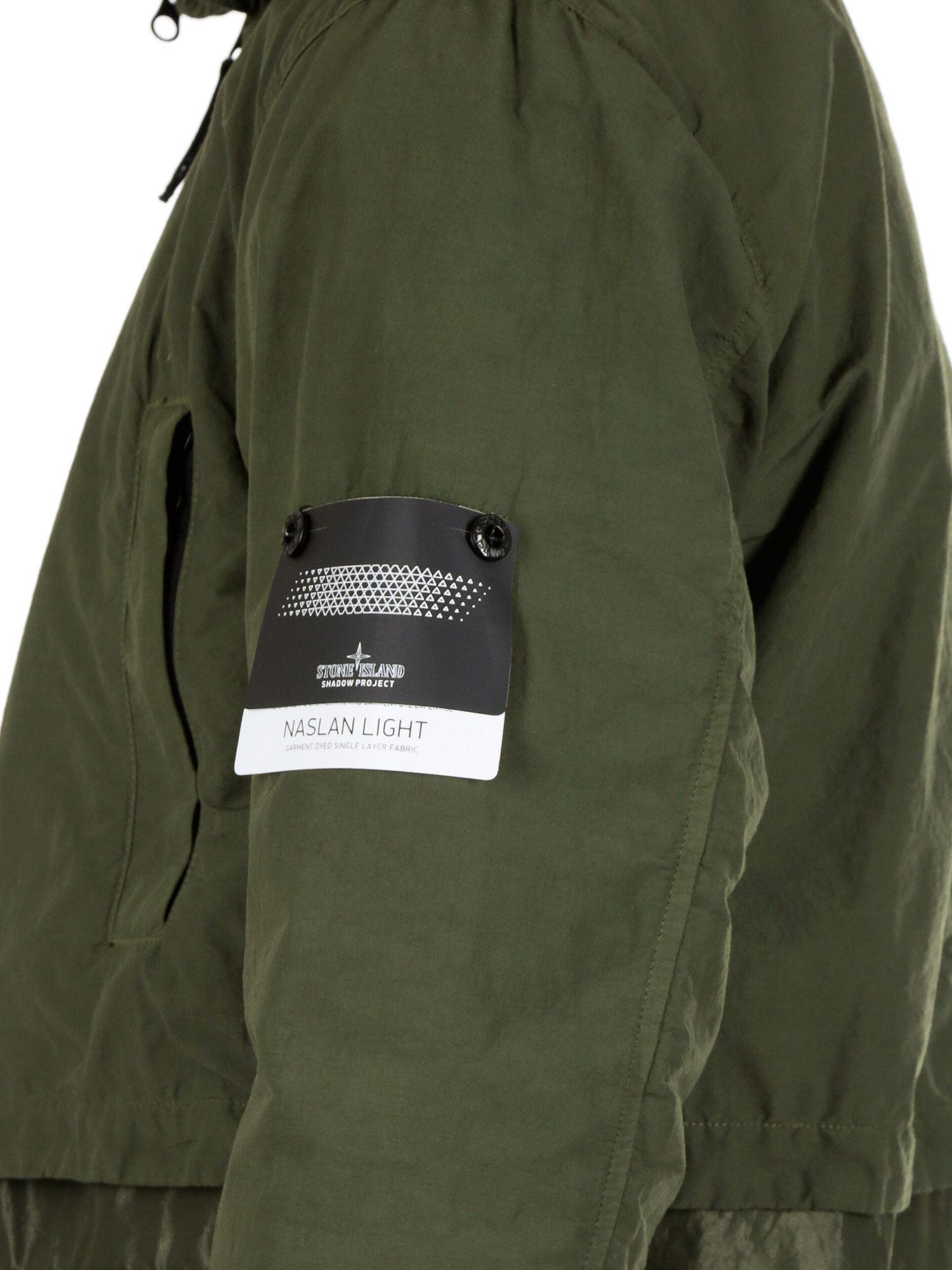 Stone Island Synthetic Naslan Light Jacket In Green Shadow Project For Men Lyst
