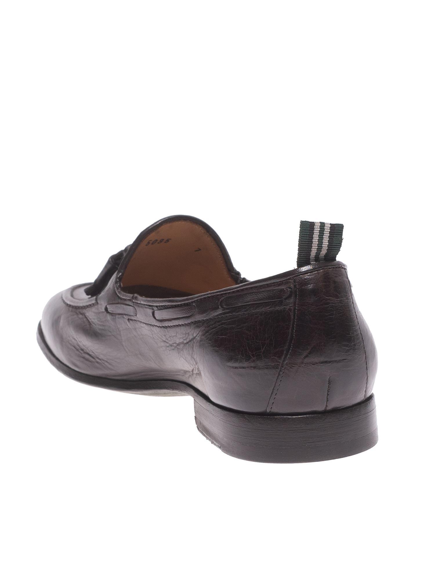 dark green loafers