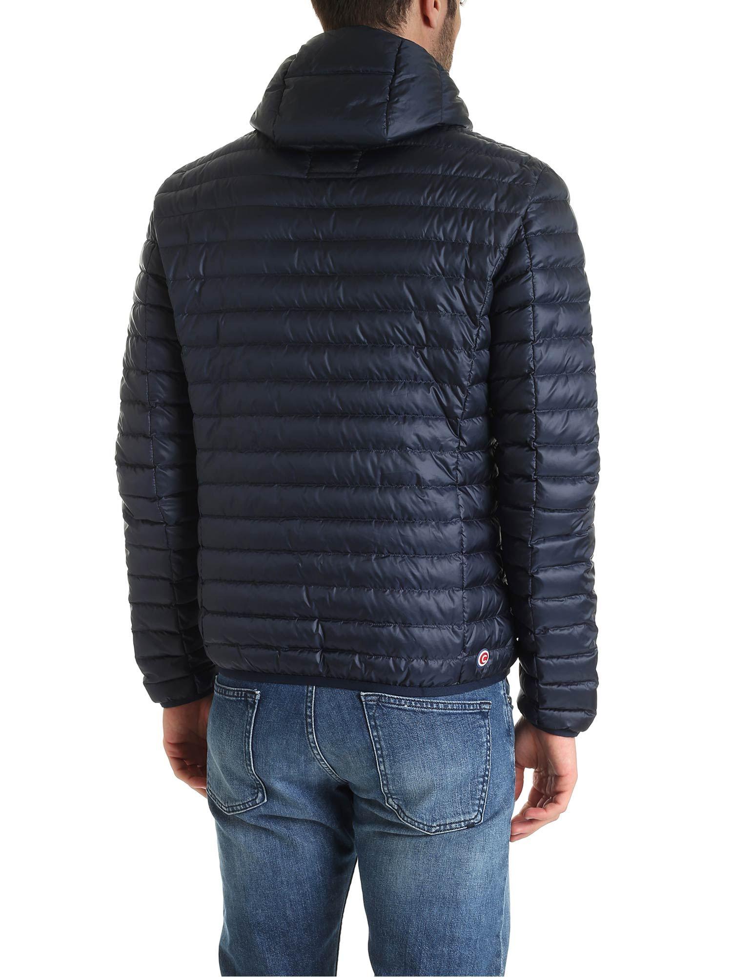 Colmar Quilted Down Jacket in Blue for Men - Lyst
