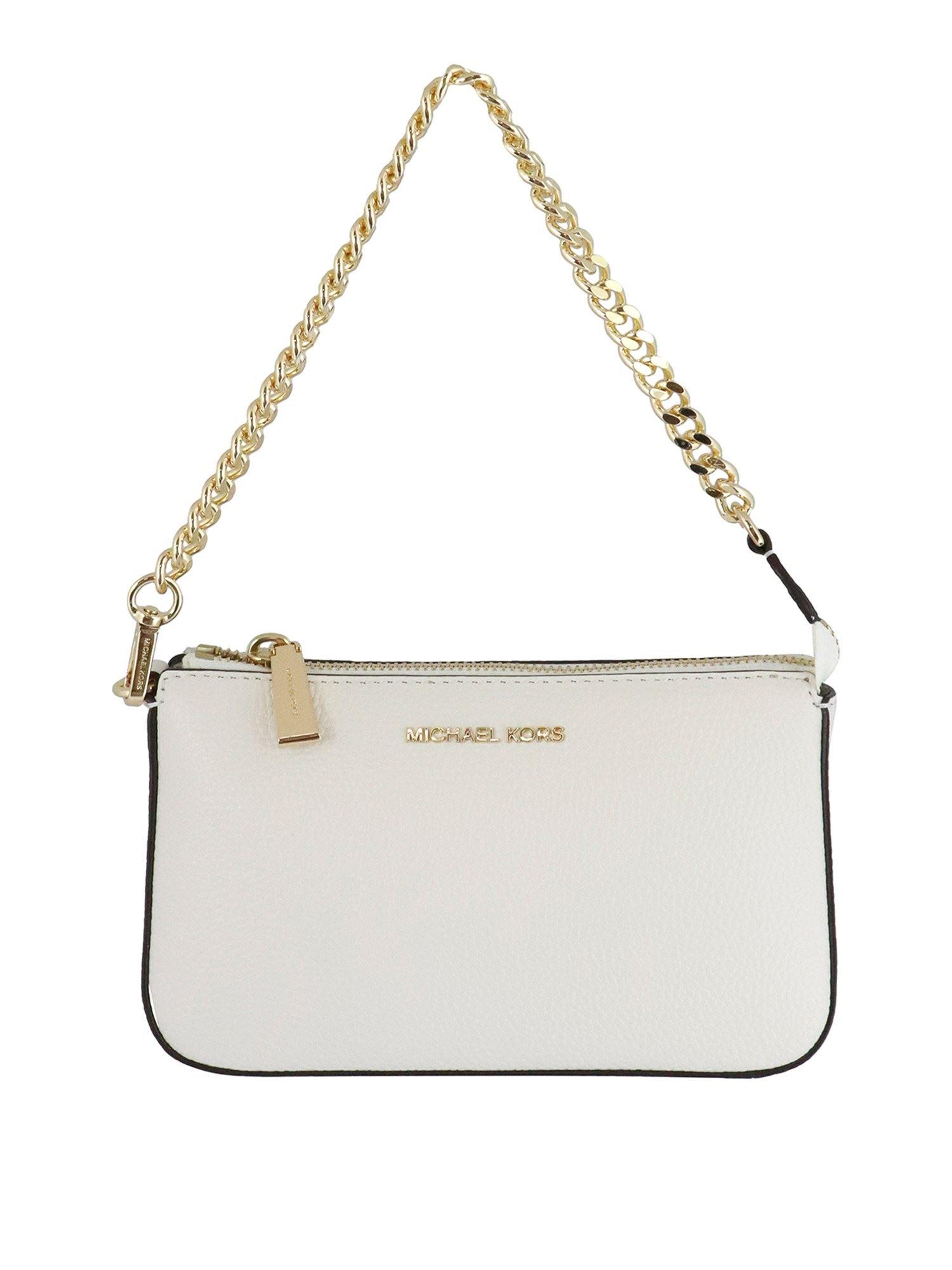 Michael kors white clutch hotsell