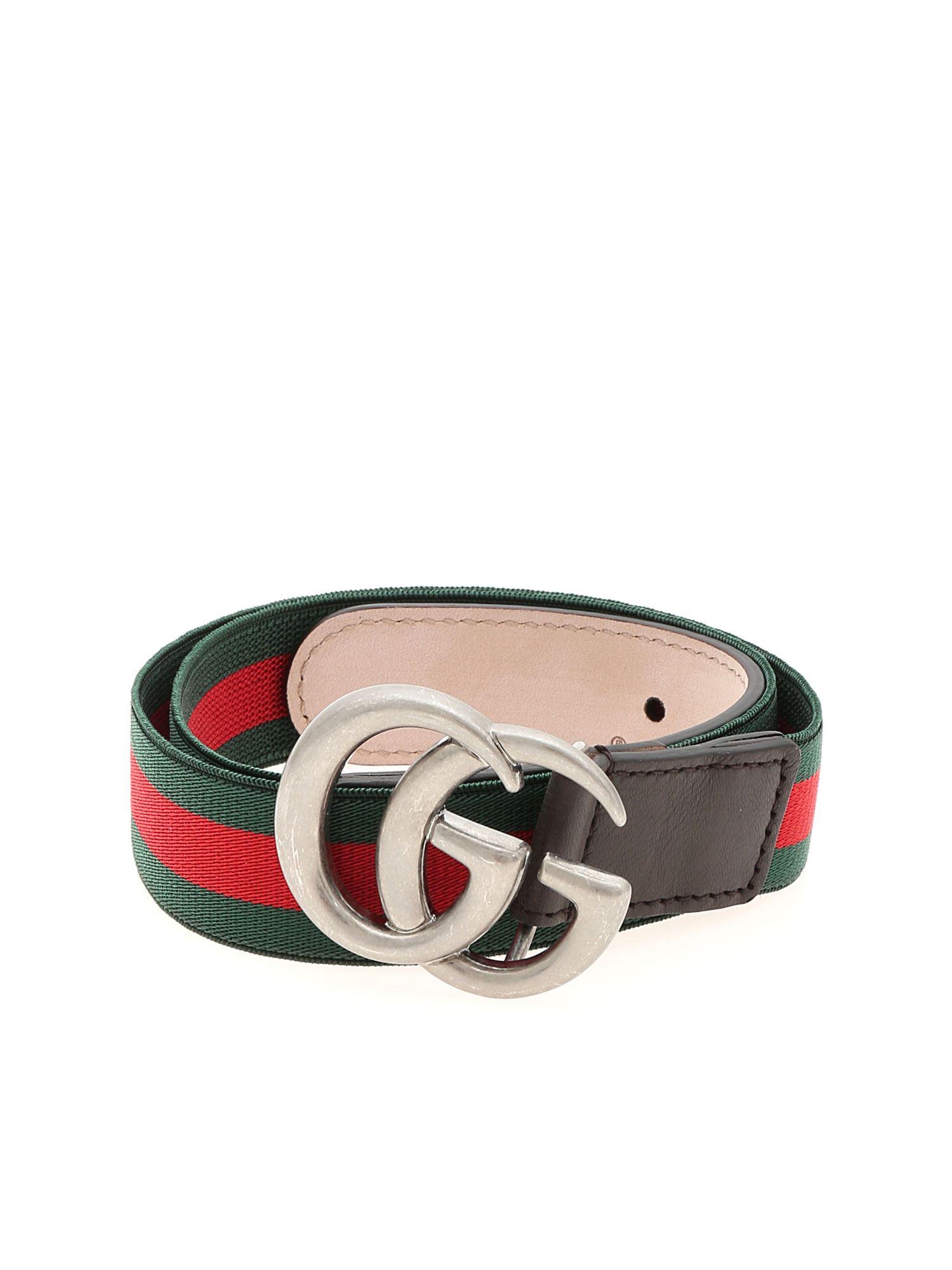 gucci web stripe belt