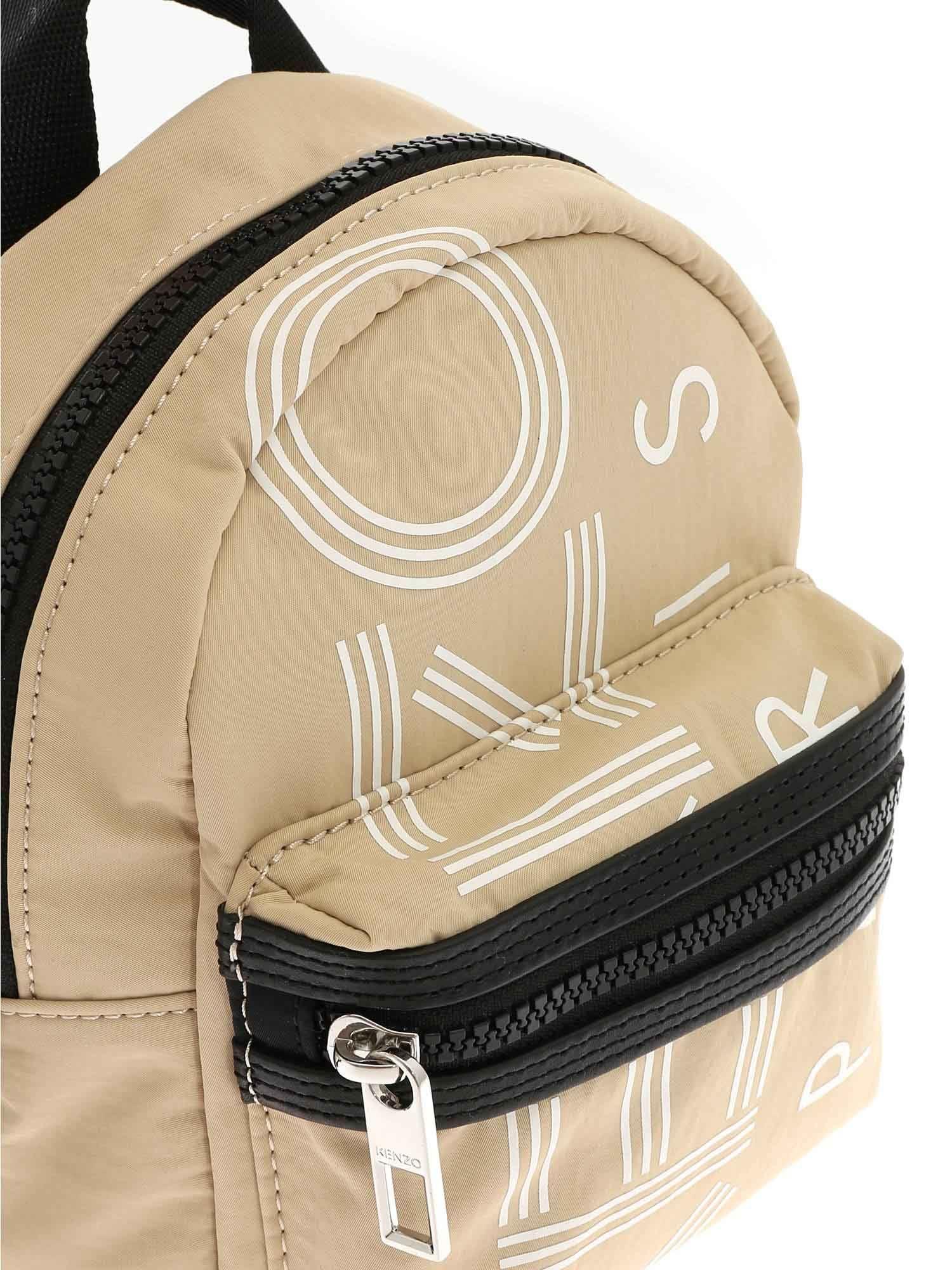 kenzo logo backpack