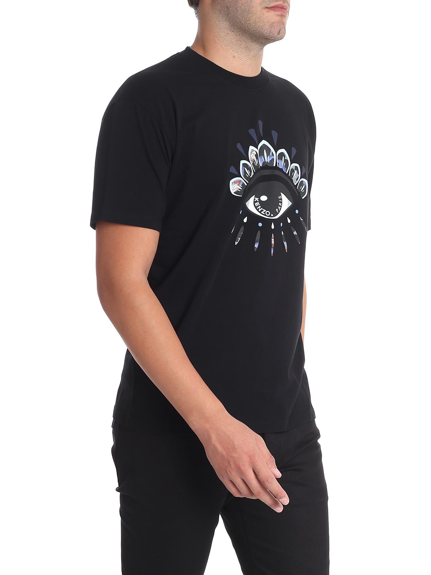 kenzo eye t shirt black