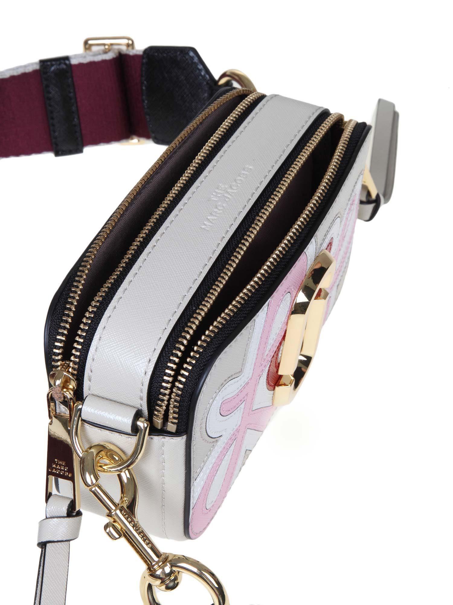 Marc Jacobs Leather The Snapshot Multicolor Bag in Natural Lyst