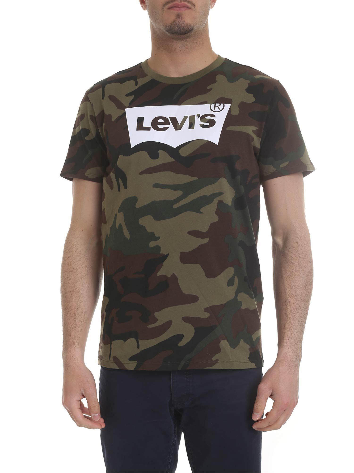 levi's camo t shirt