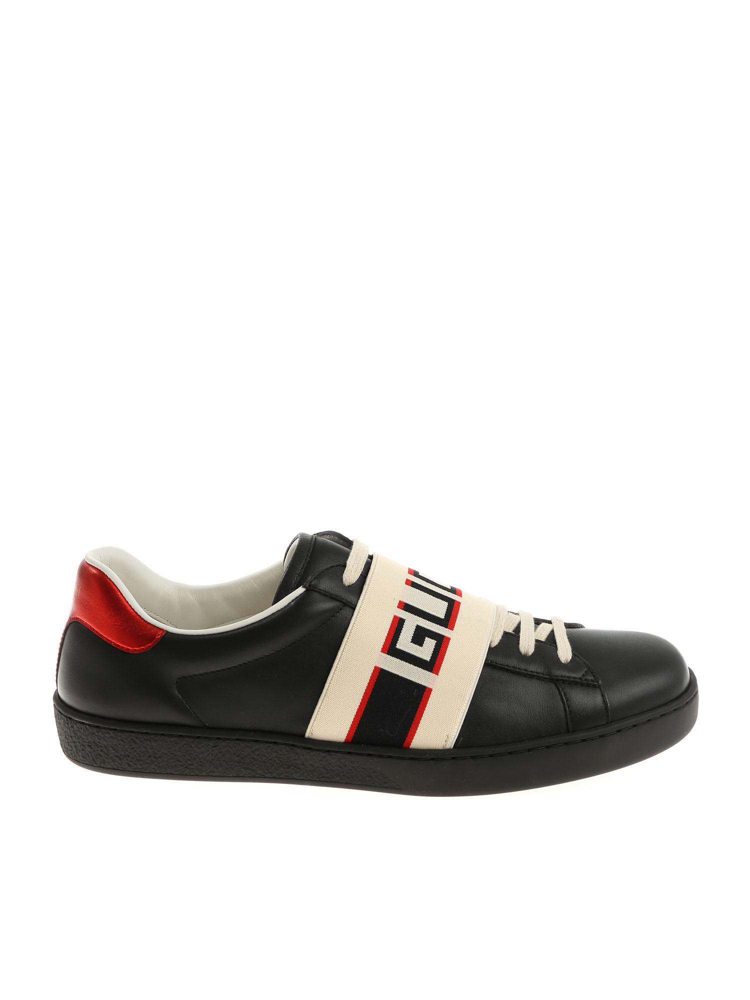 gucci elastic sneakers