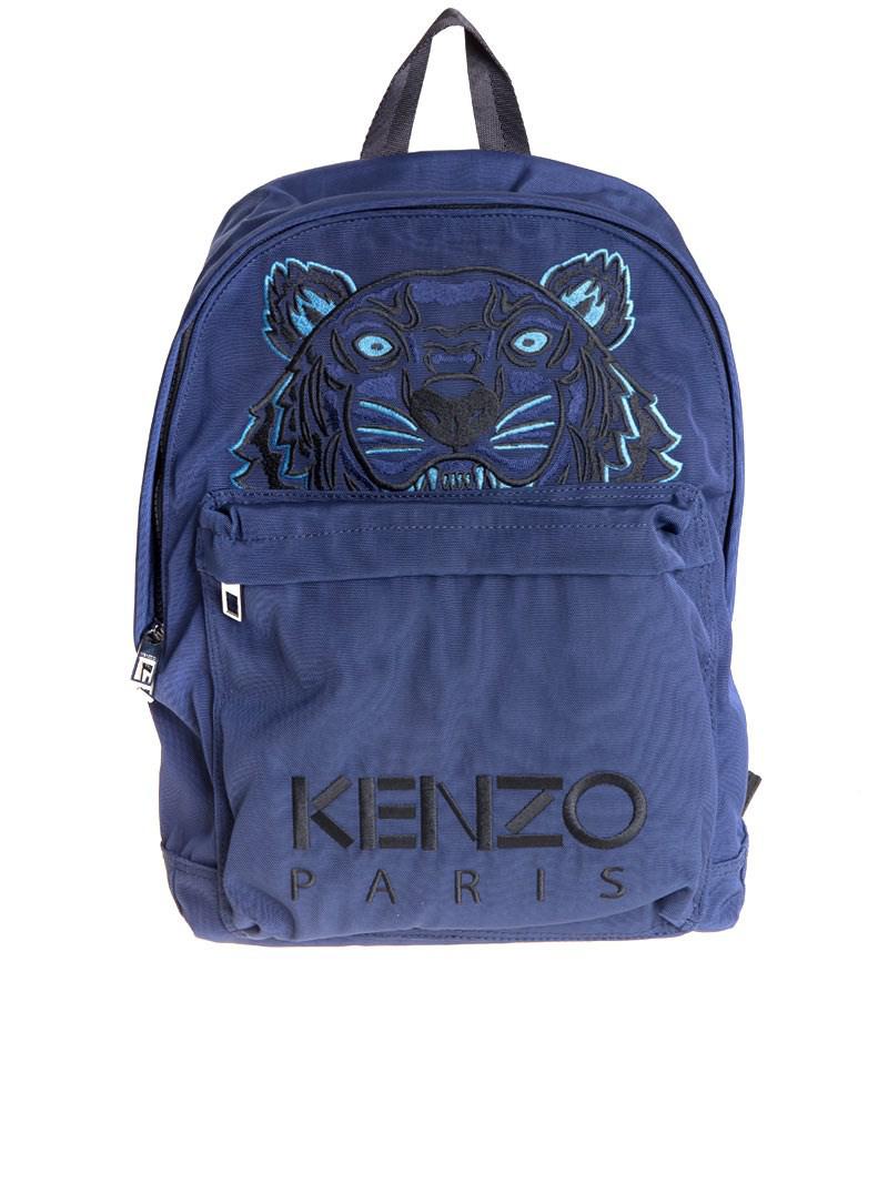 KENZO Synthetic Tiger Backpack in Blue - Save 48% - Lyst