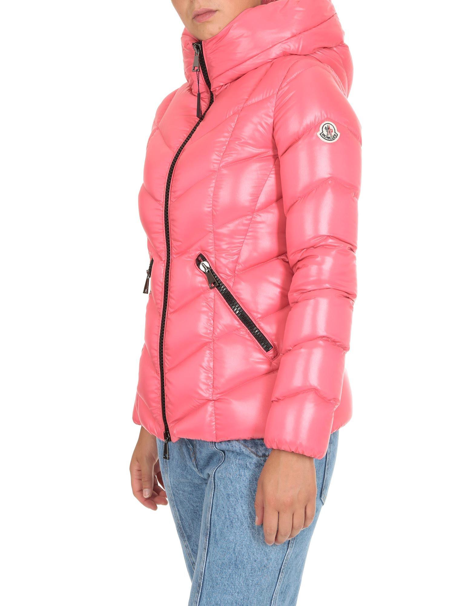 Moncler Synthetic Fulig Down Jacket In Pink - Lyst