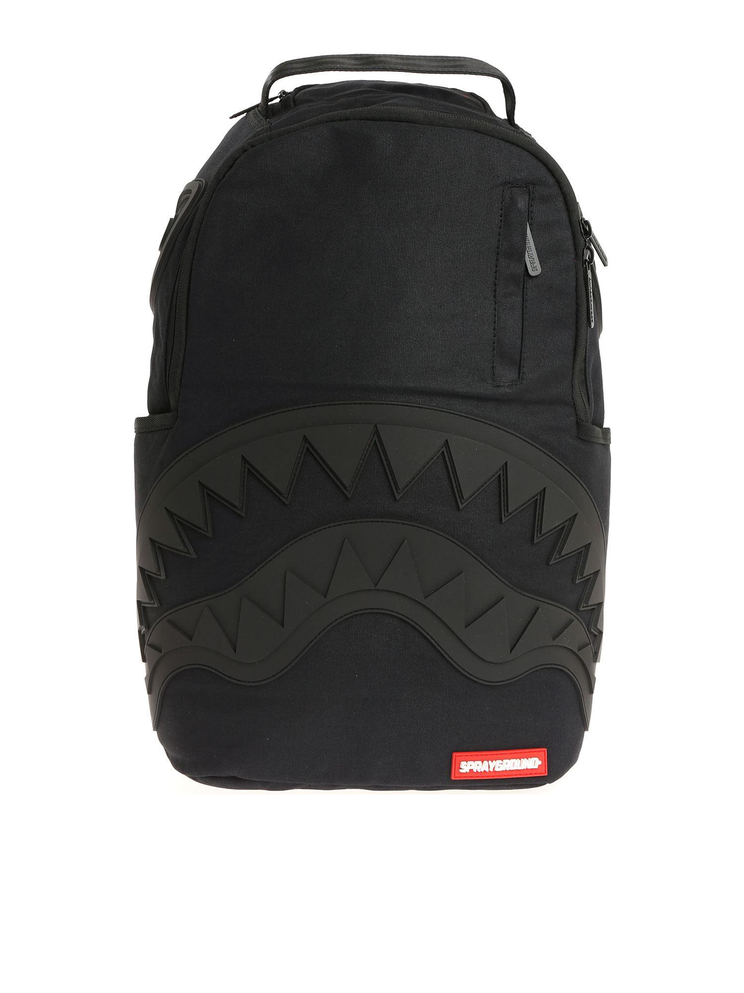 Sprayground Ghost Rubber Shark Black Backpack for Men - Lyst