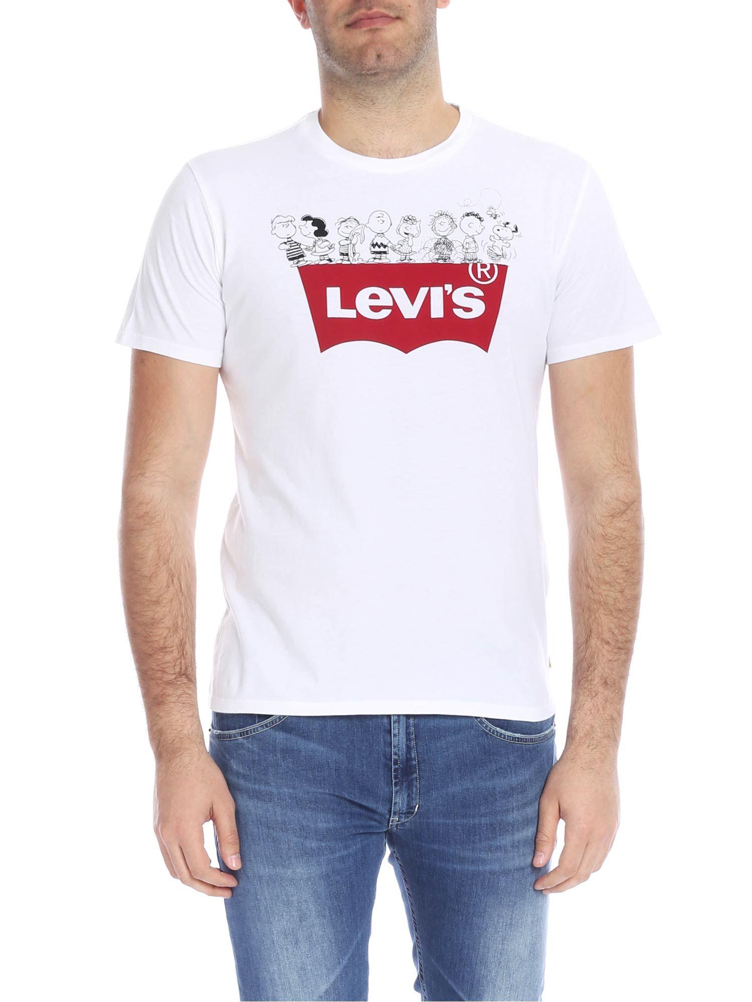 snoopy t shirt levis