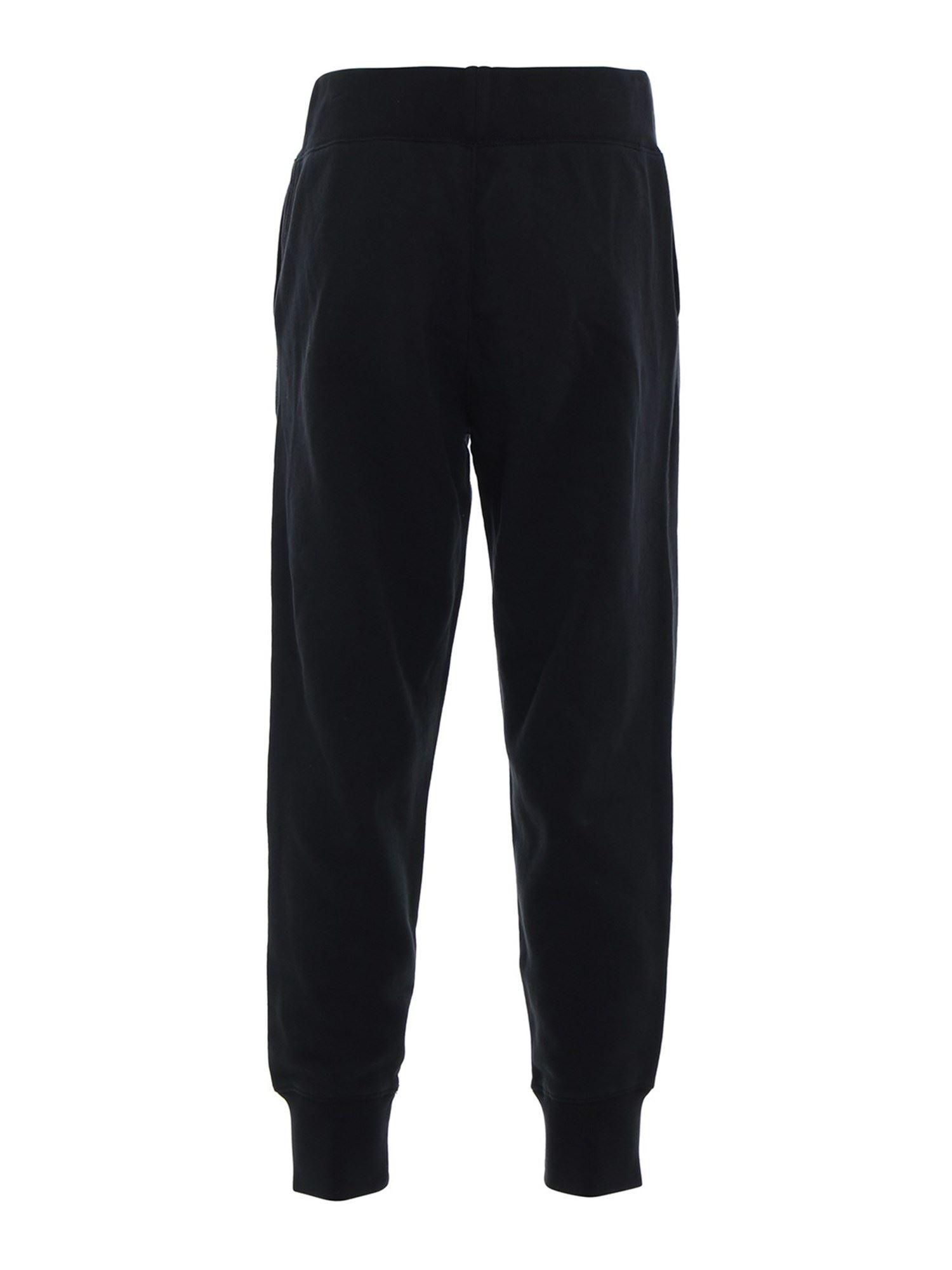 Polo Ralph Lauren Logo Embroidery Tracksuit Bottoms in Black - Lyst