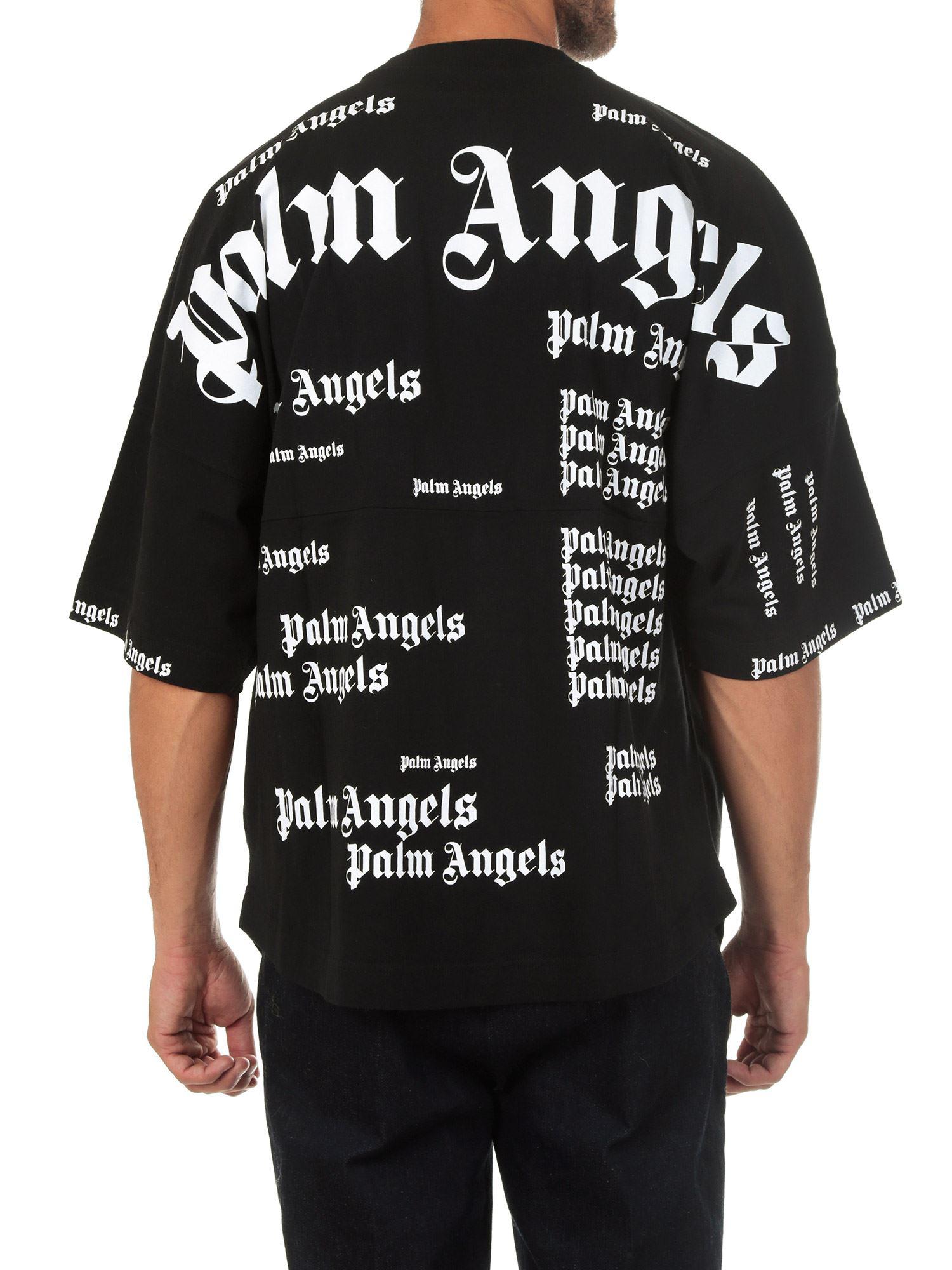 palm angels all over t shirt