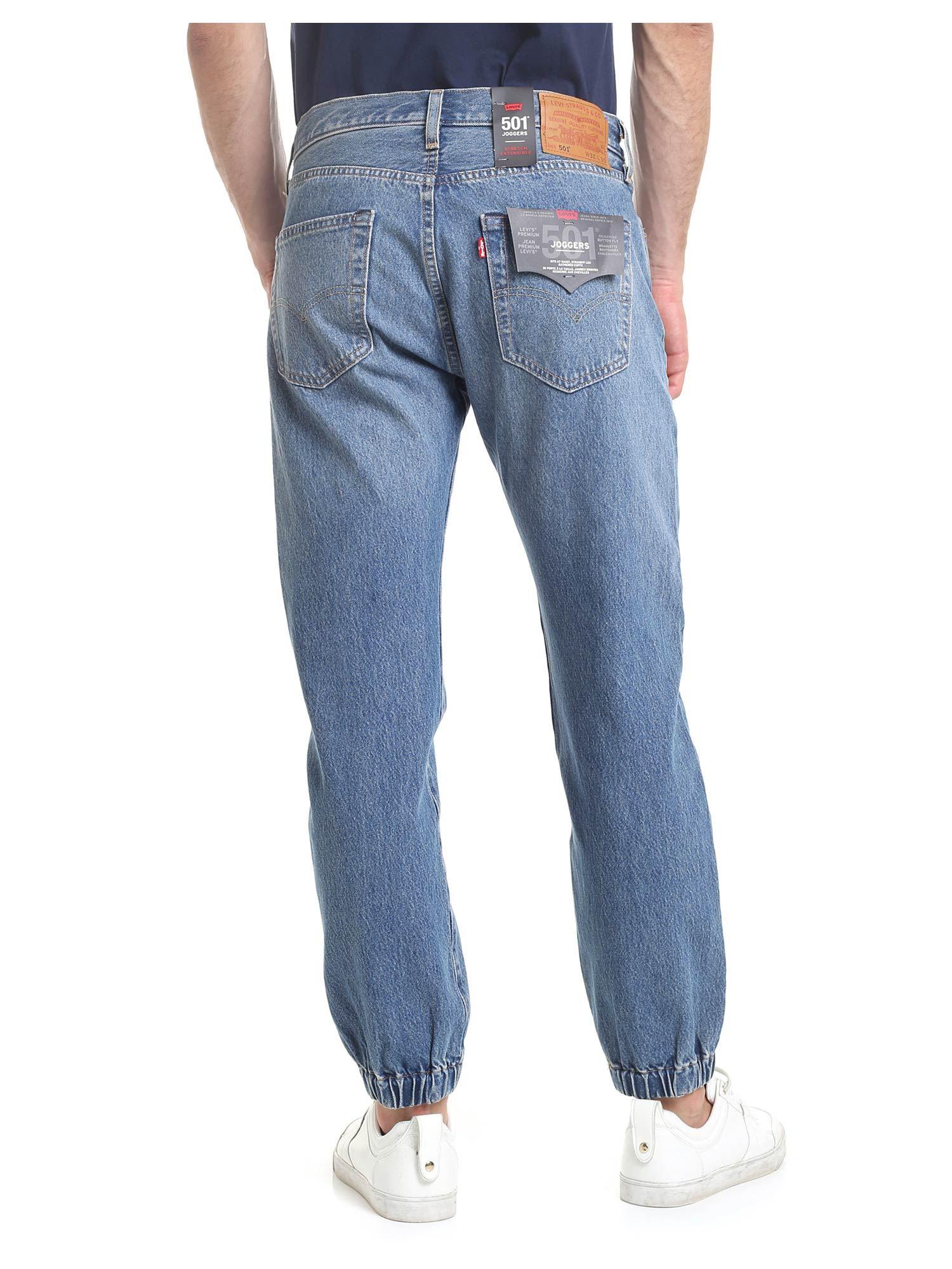 Levi's Denim Jeans 501 jogger In Blue for Men - Lyst