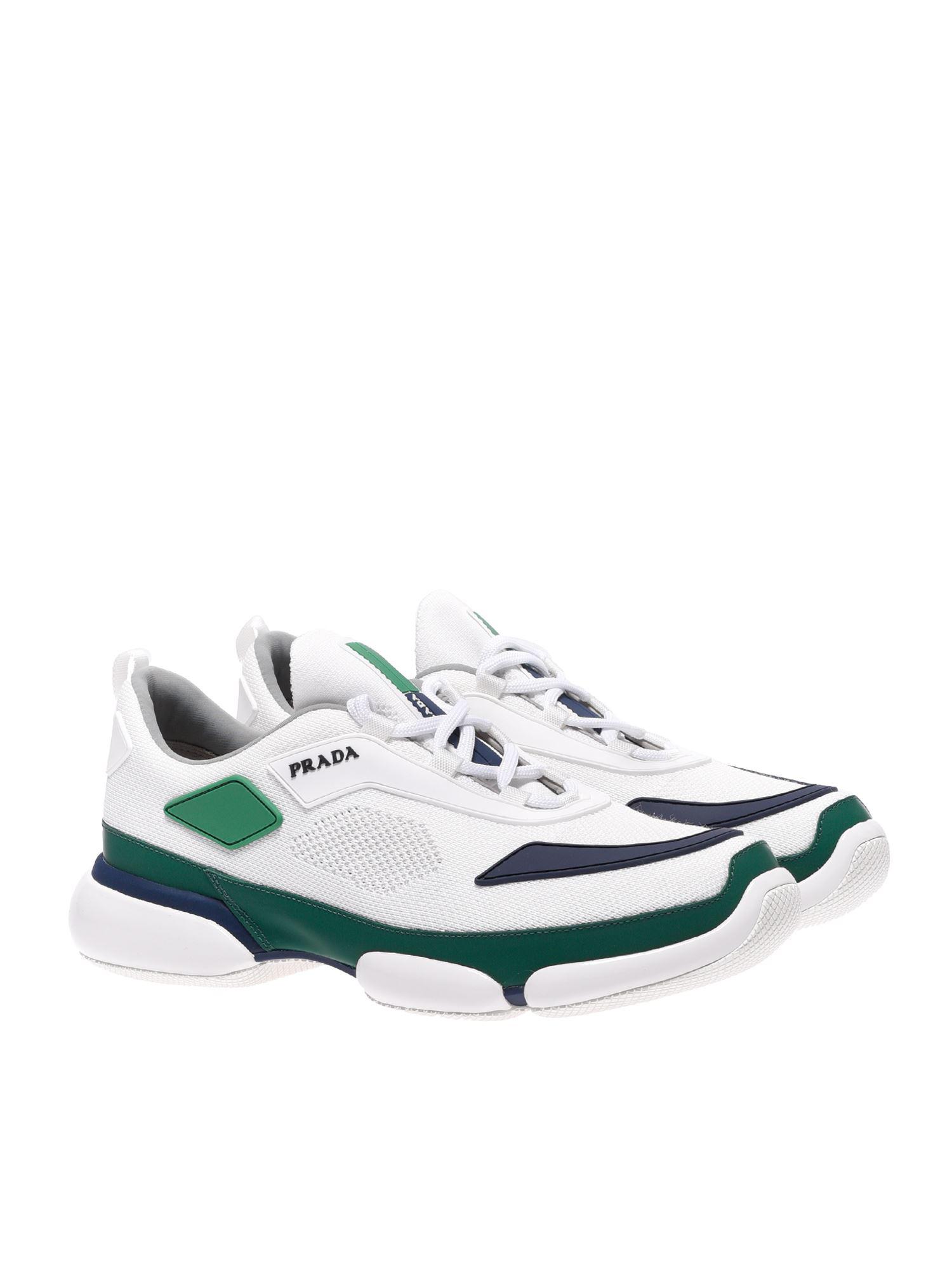 green prada sneakers