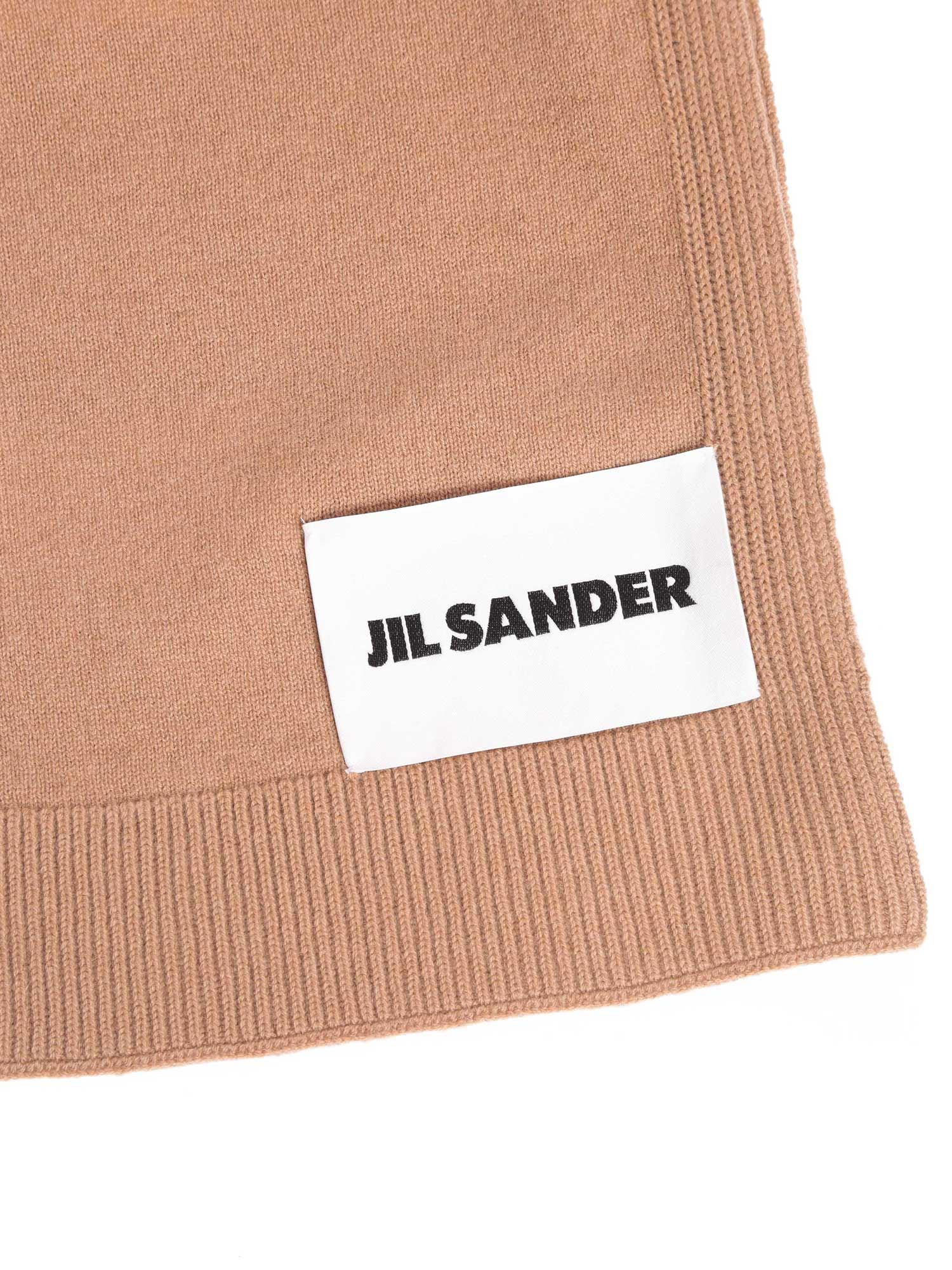 Jil Sander Cashmere Knitted Scarf for Men - Lyst