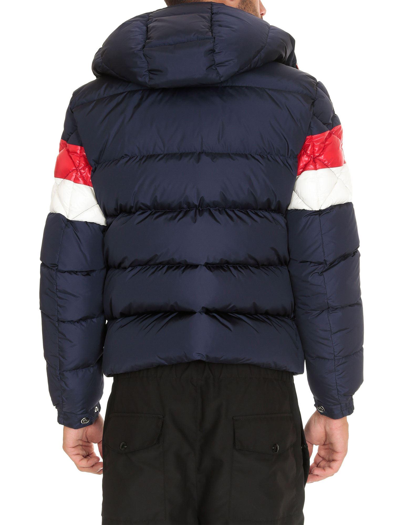 Moncler Synthetic Janvry Jacket in White/Navy/Red (Blue) for Men - Lyst