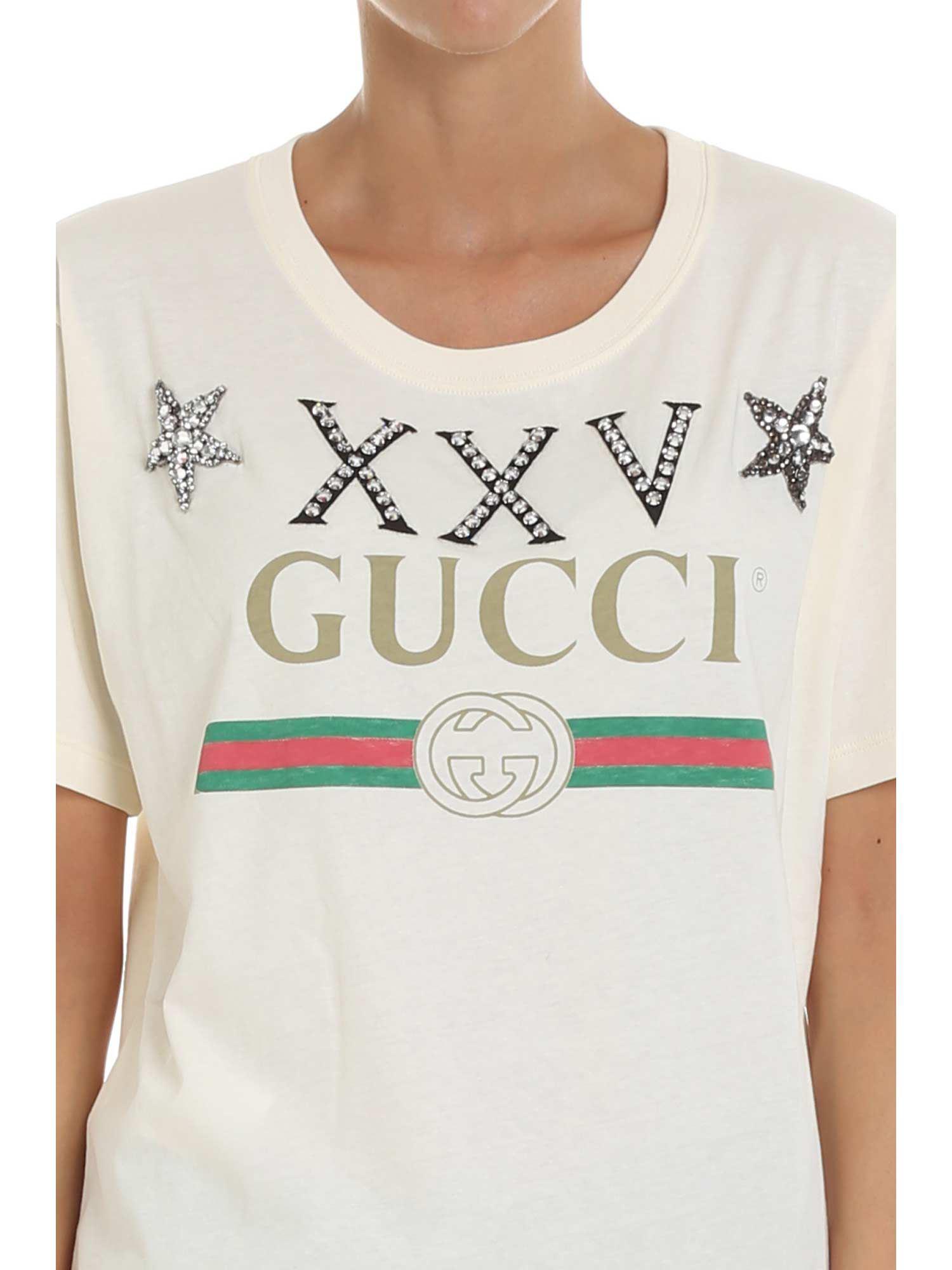 Gucci Cotton Xxv T-shirt - Lyst