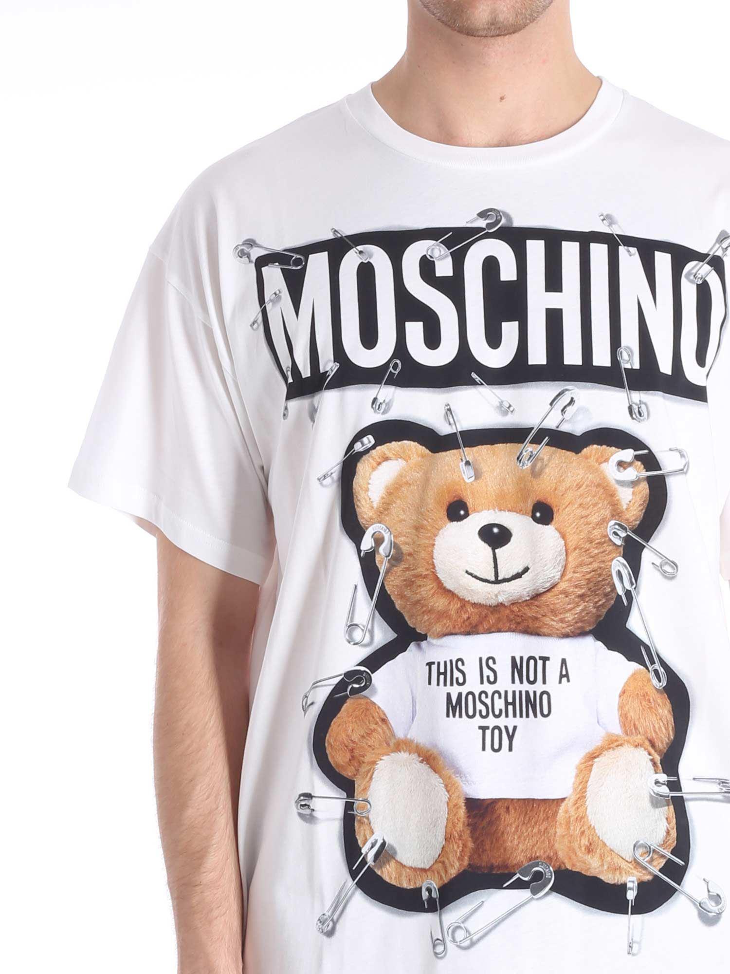 moschino safety pin bear