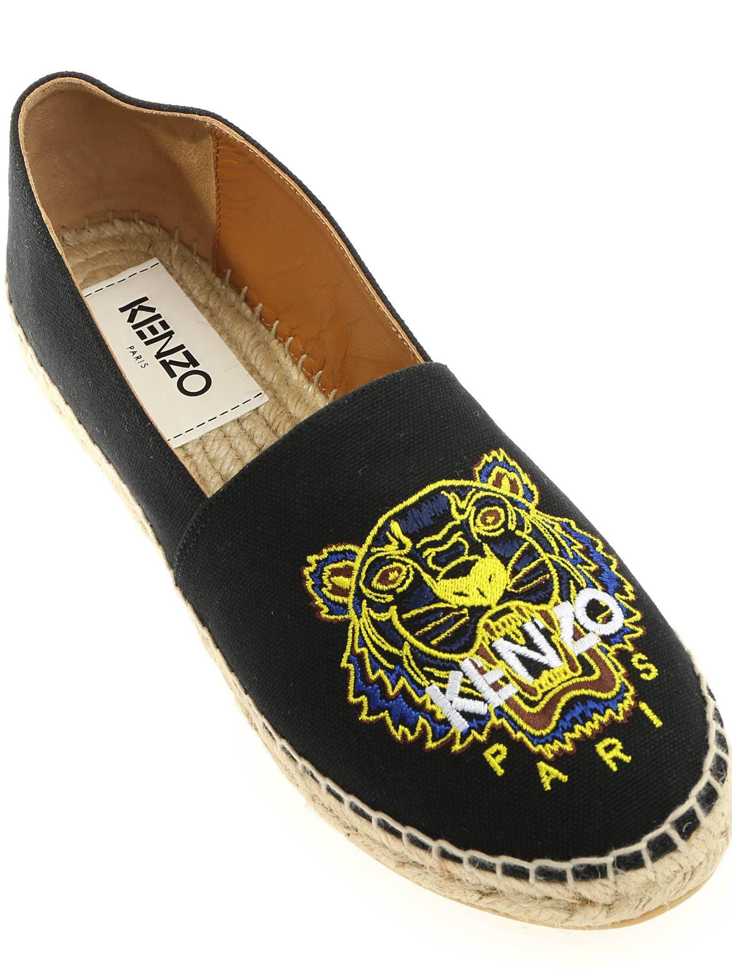 kenzo espadrilles black