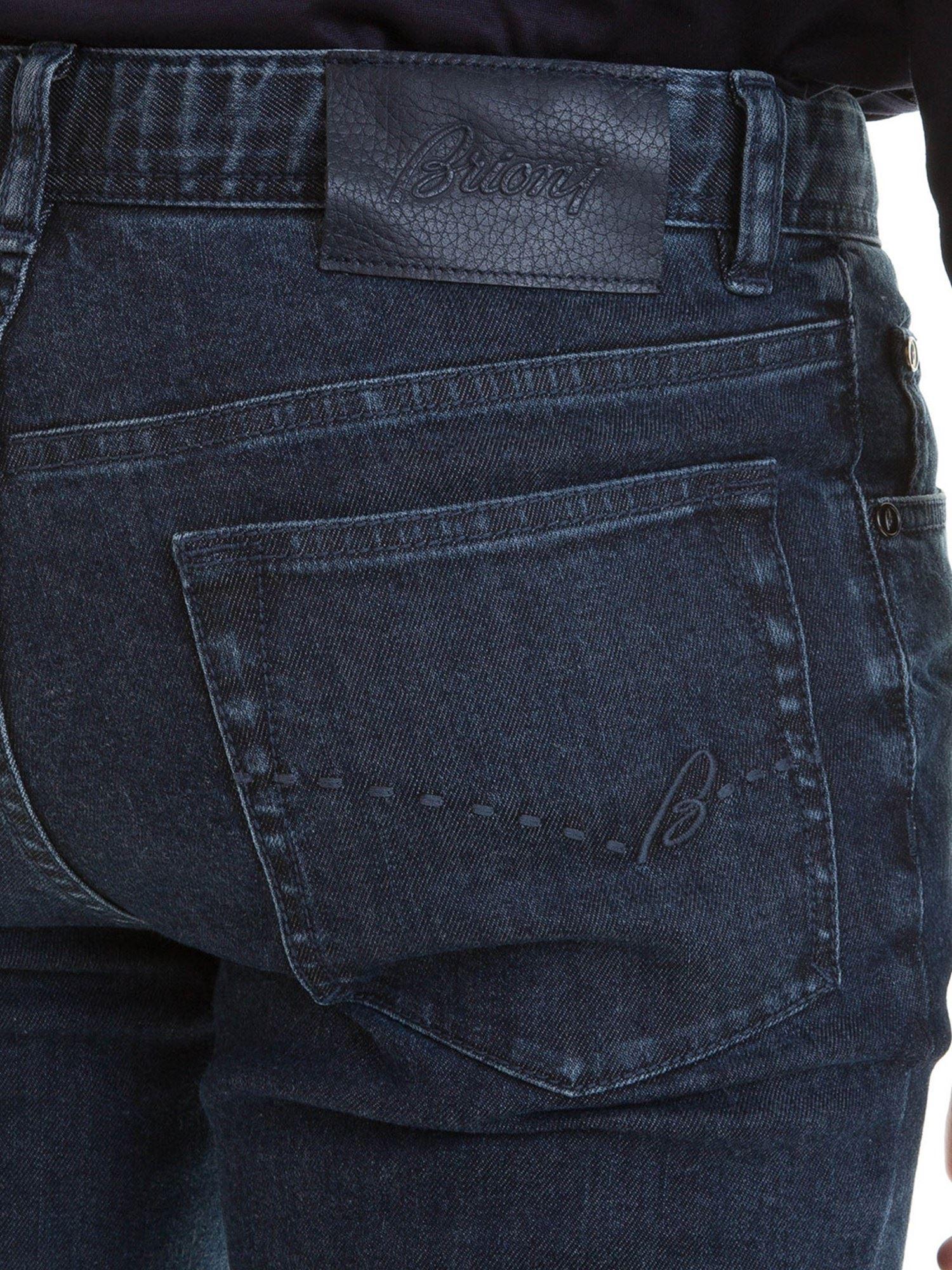 Brioni Denim Livigno Bootcut Jeans in Blue for Men - Lyst