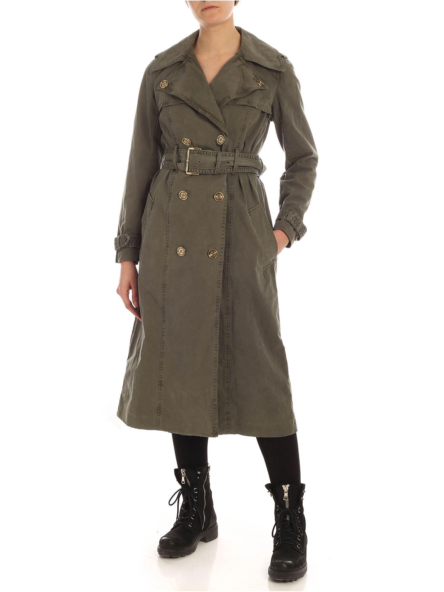michael kors green coat