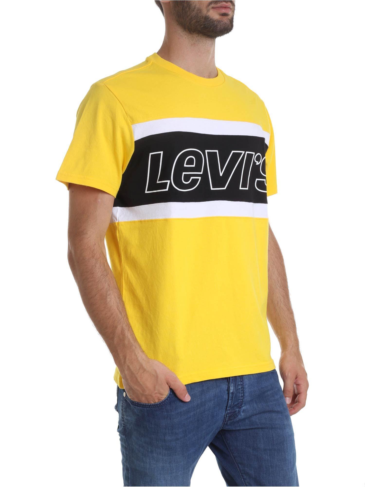 levi's colour block t shirt