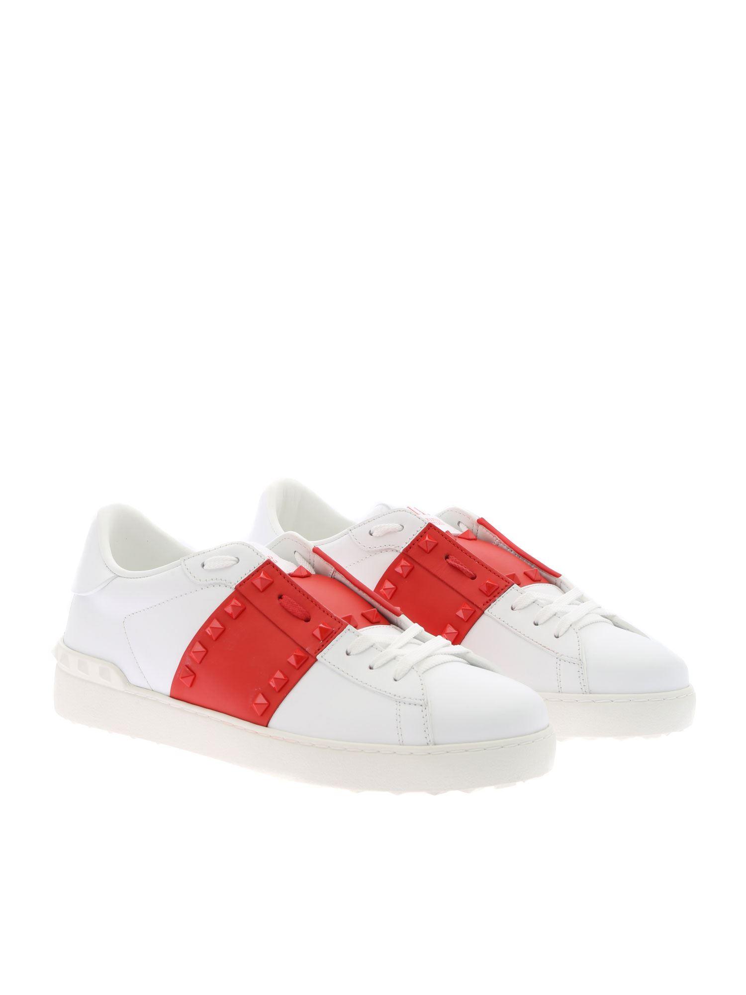 Broom Fru gys Valentino White And Red Sneakers Best Sale, SAVE 45% - motorhomevoyager.co. uk