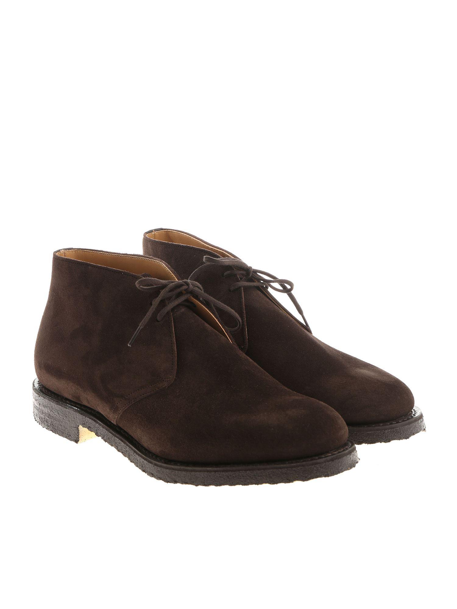 Church's Suede Brown Ryder Desert Shoes for Men - Lyst