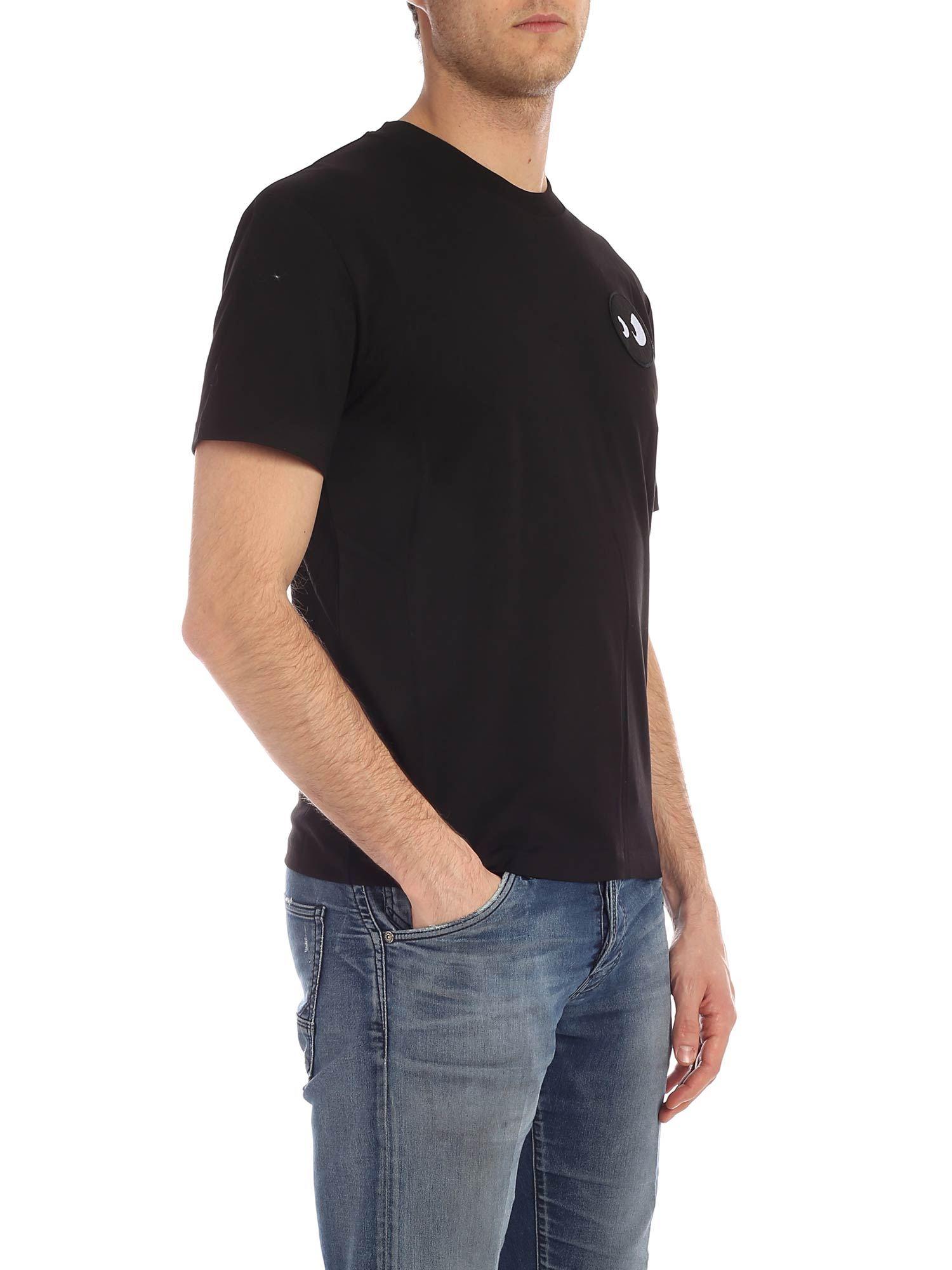 alexander mcqueen eyes t shirt