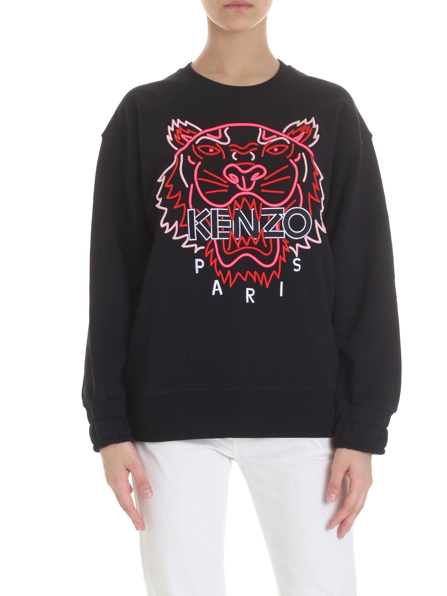 black and red kenzo sweater