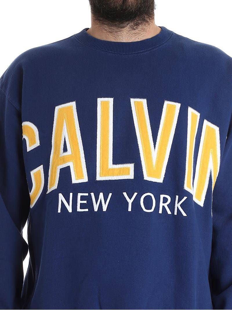 Calvin Klein Fleece Blue Calvin New York Sweatshirt for Men - Lyst