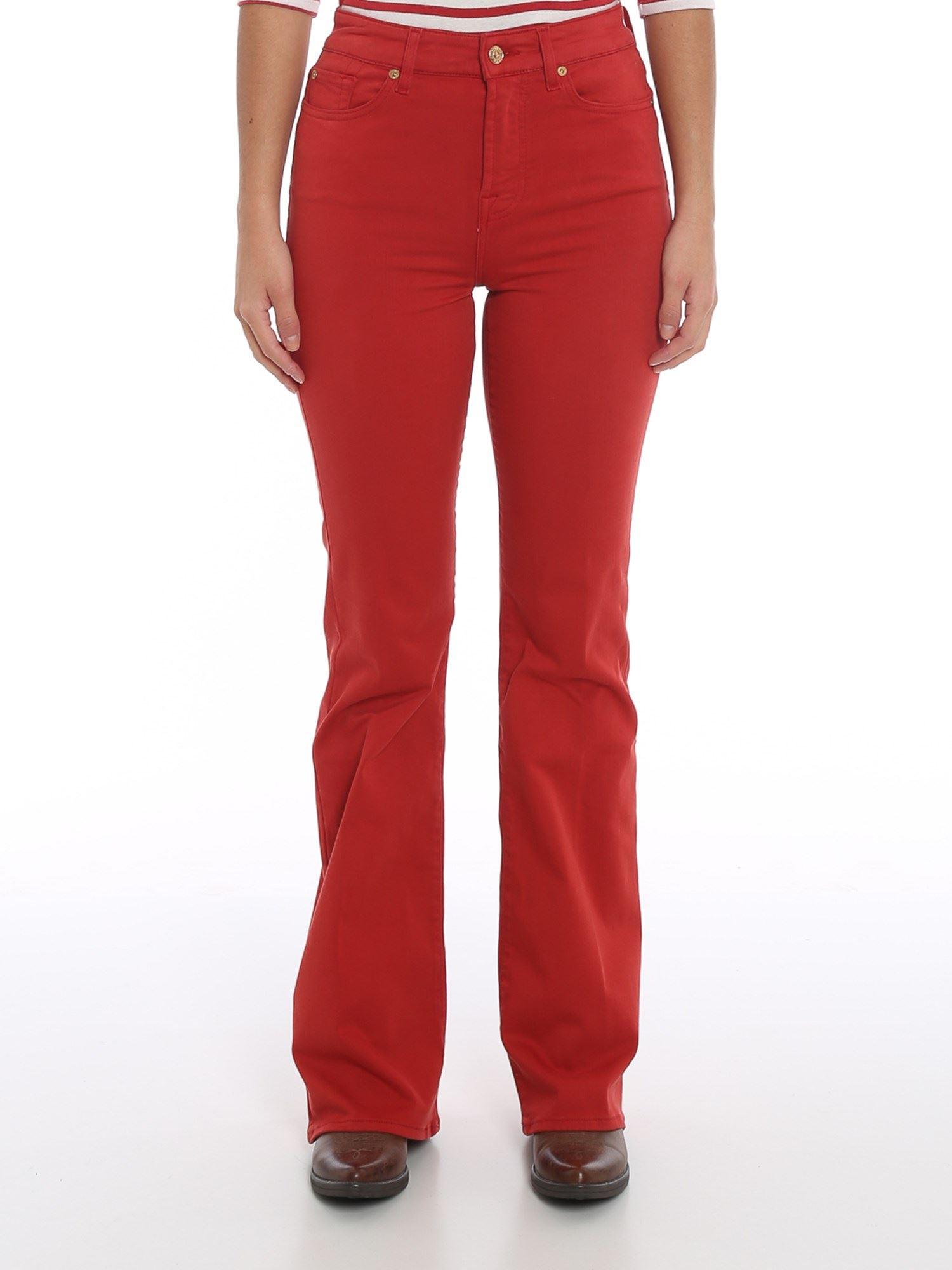 red flame jeans
