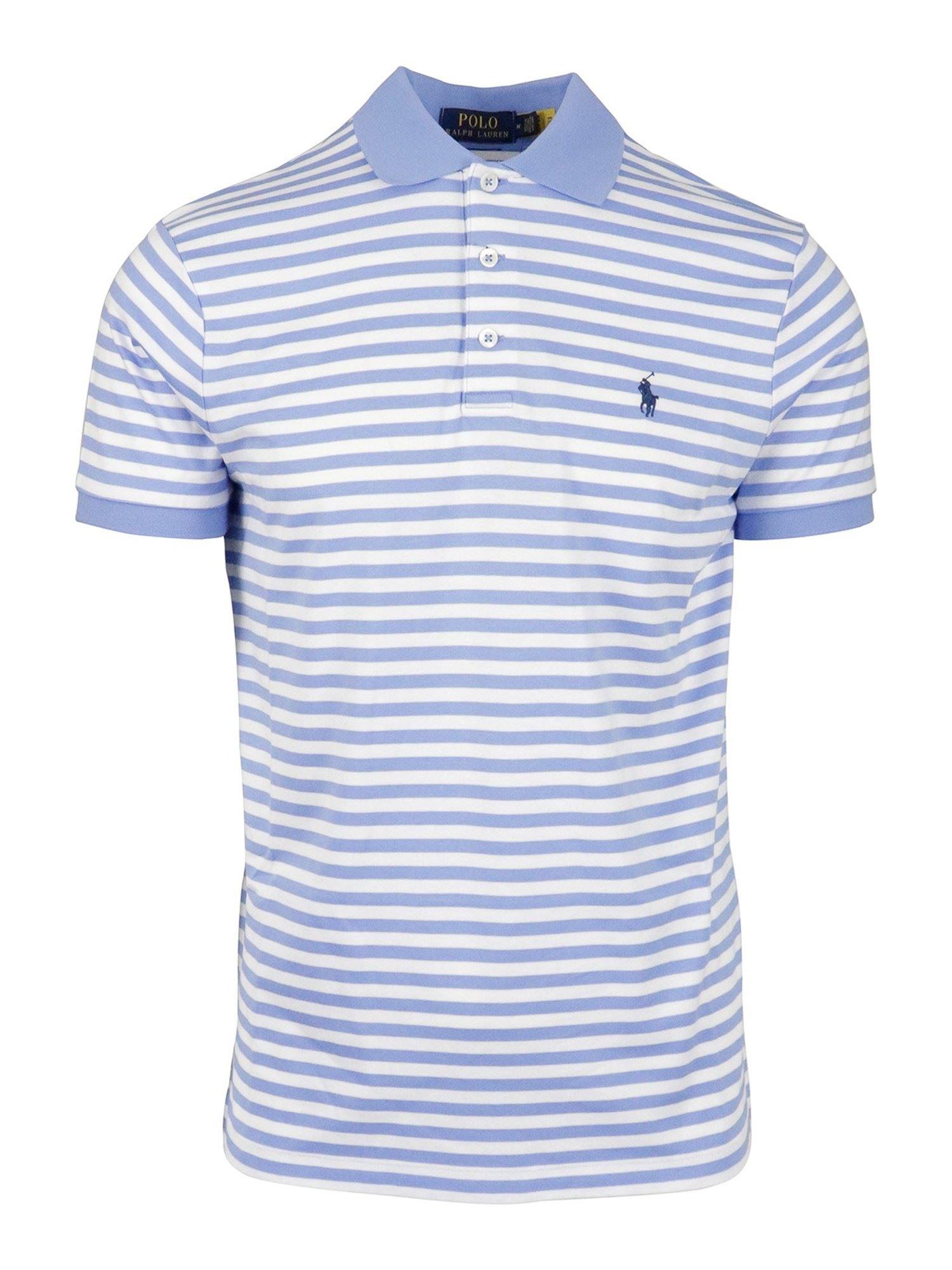 Blue striped polo Clearance