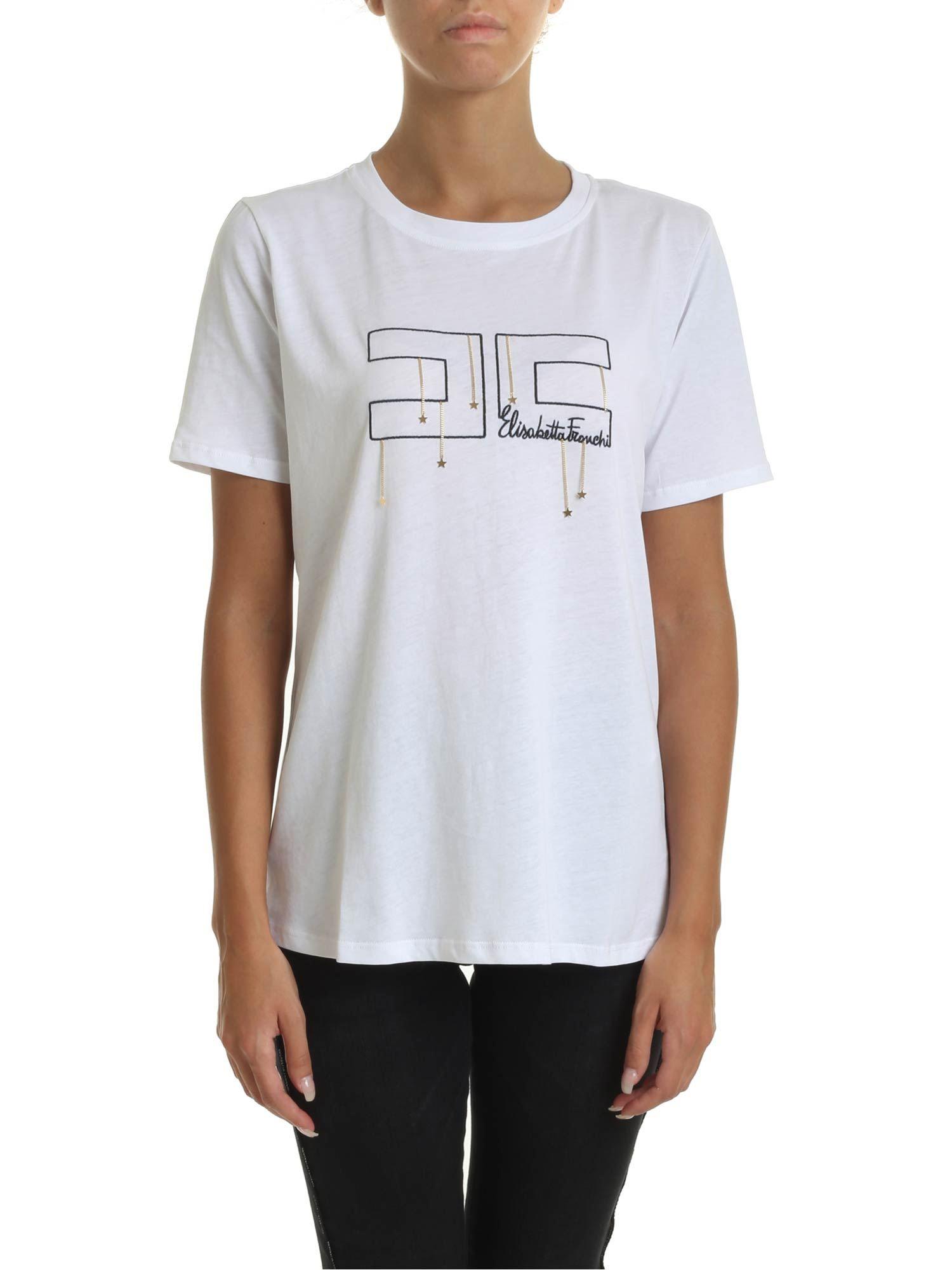 t shirt logo elisabetta franchi