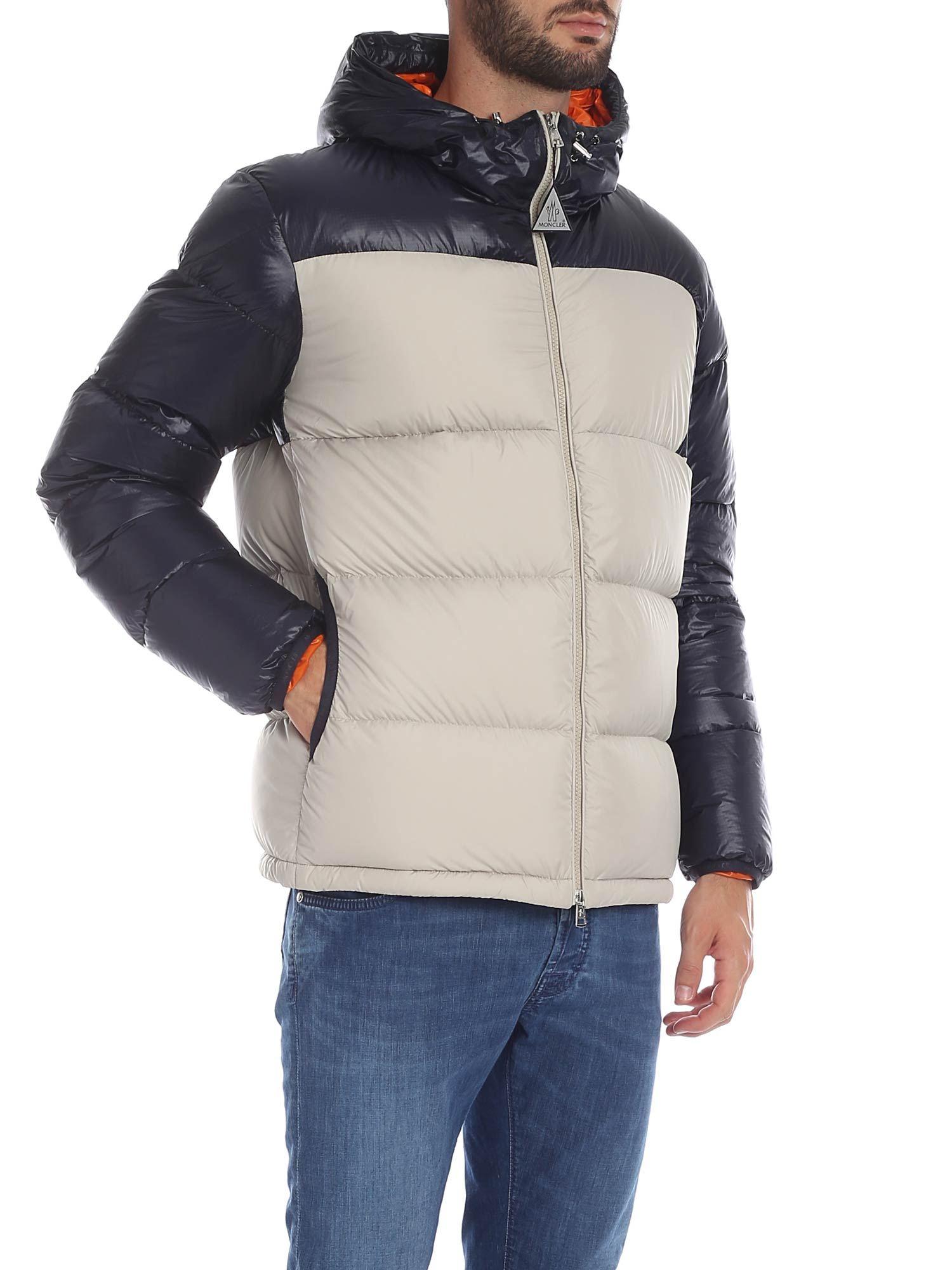 Moncler Synthetic Latour Down Jacket In Blue And Ice Color for Men - Lyst