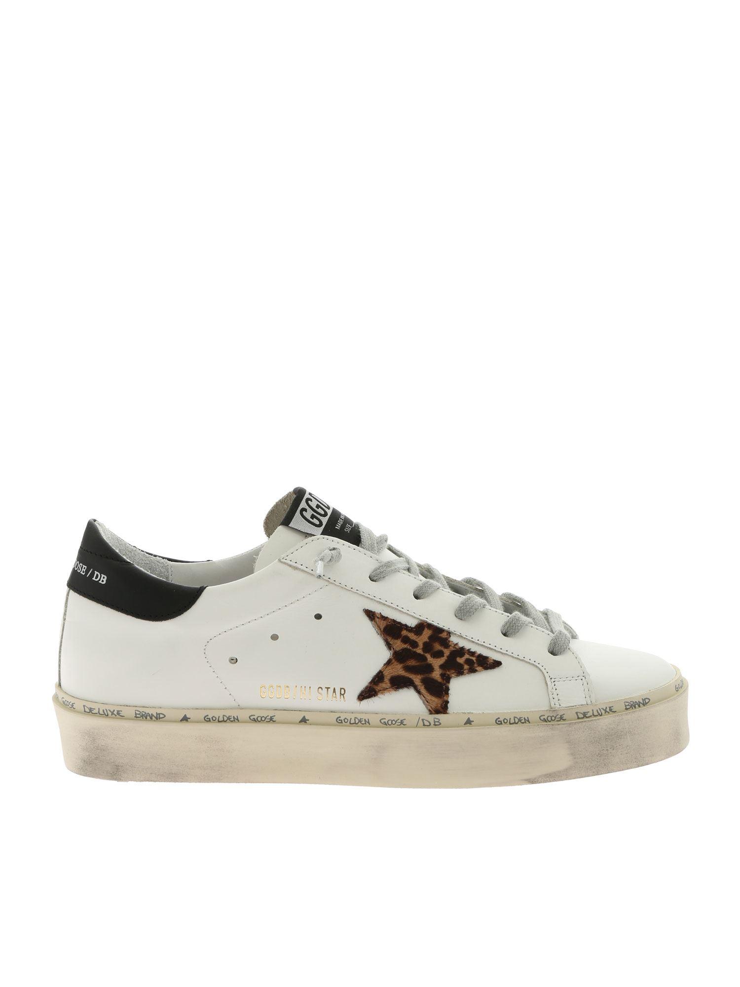 cheetah golden goose sneakers