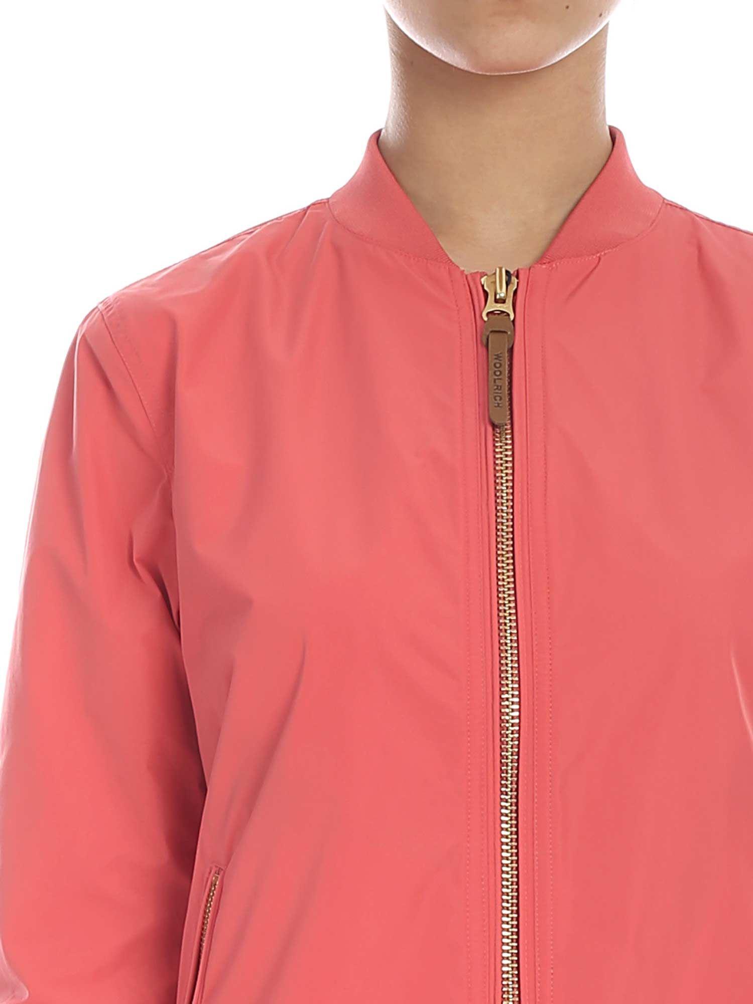 Woolrich Synthetic Charlotte Salmon Pink Jacket Lyst
