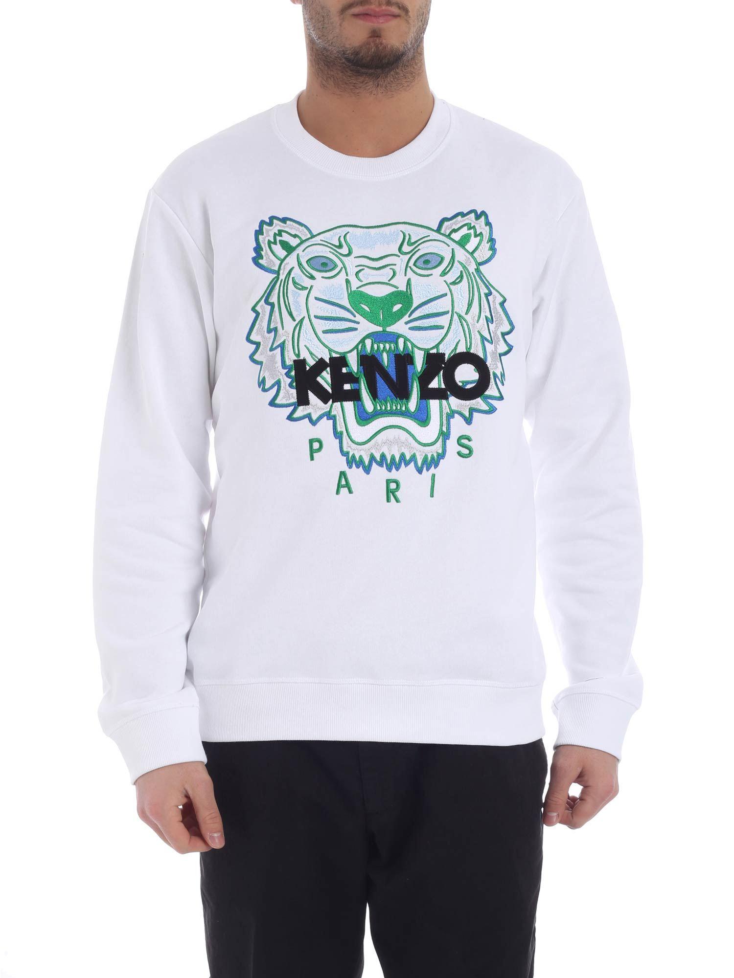 kenzo tiger white